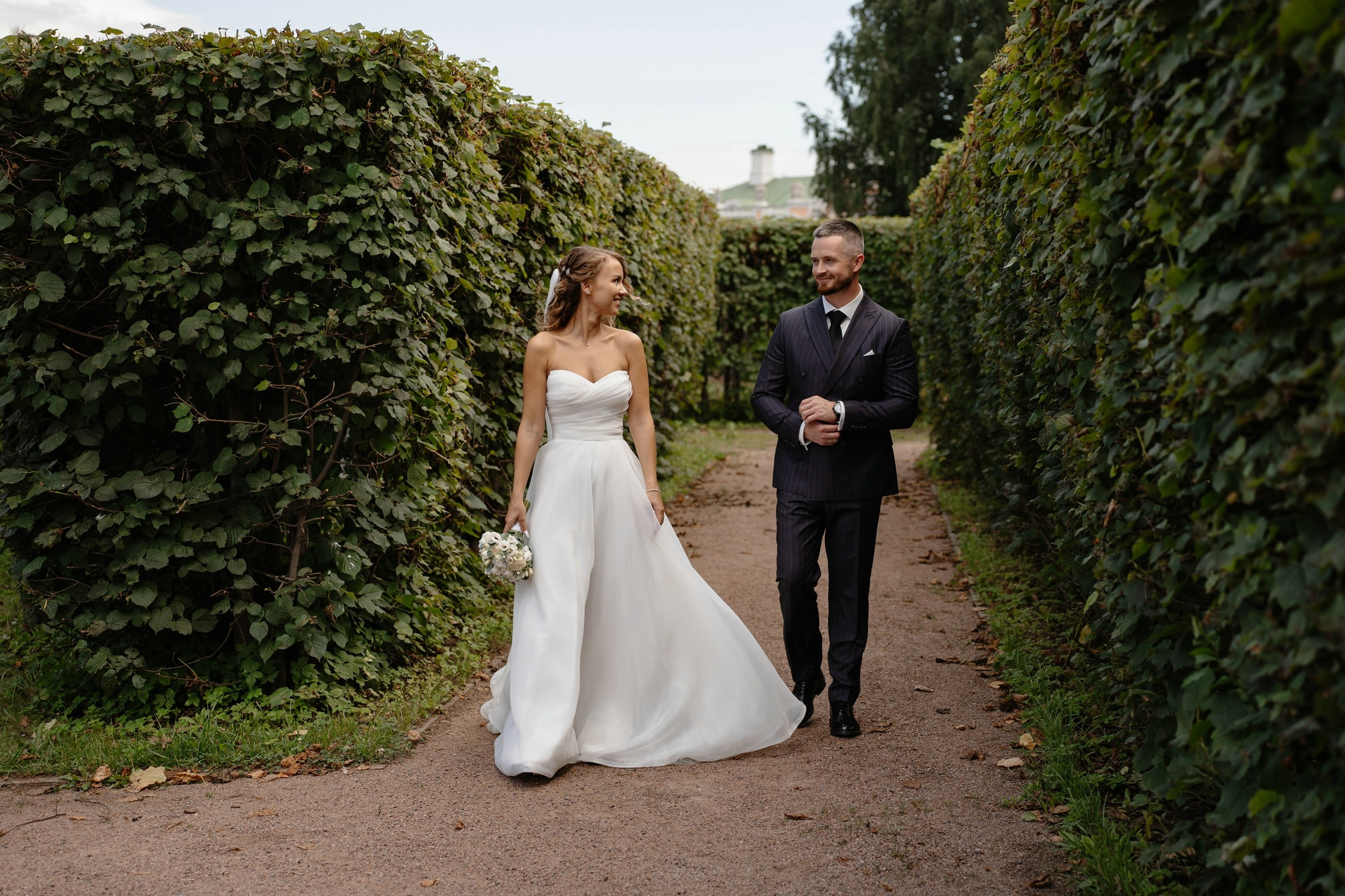 Свадьба в Russo-Balt, усадьба Кусково. Свадебный и семейный фотограф в Москве Светлана Зоткина