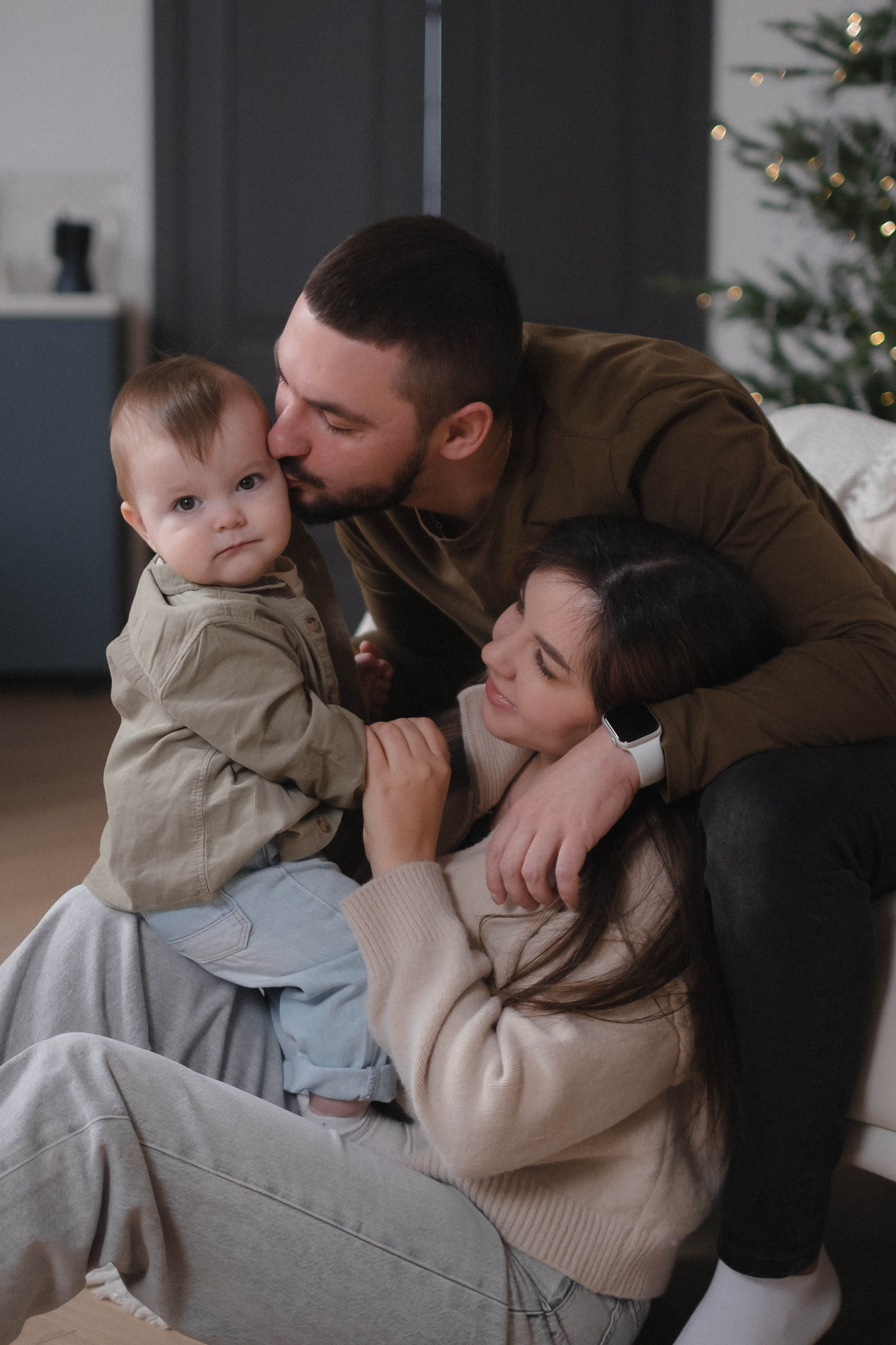 Лева + Леша + Александра новогодняя. Свадебный и семейный фотограф г. Волгоград Биленко Ангелина