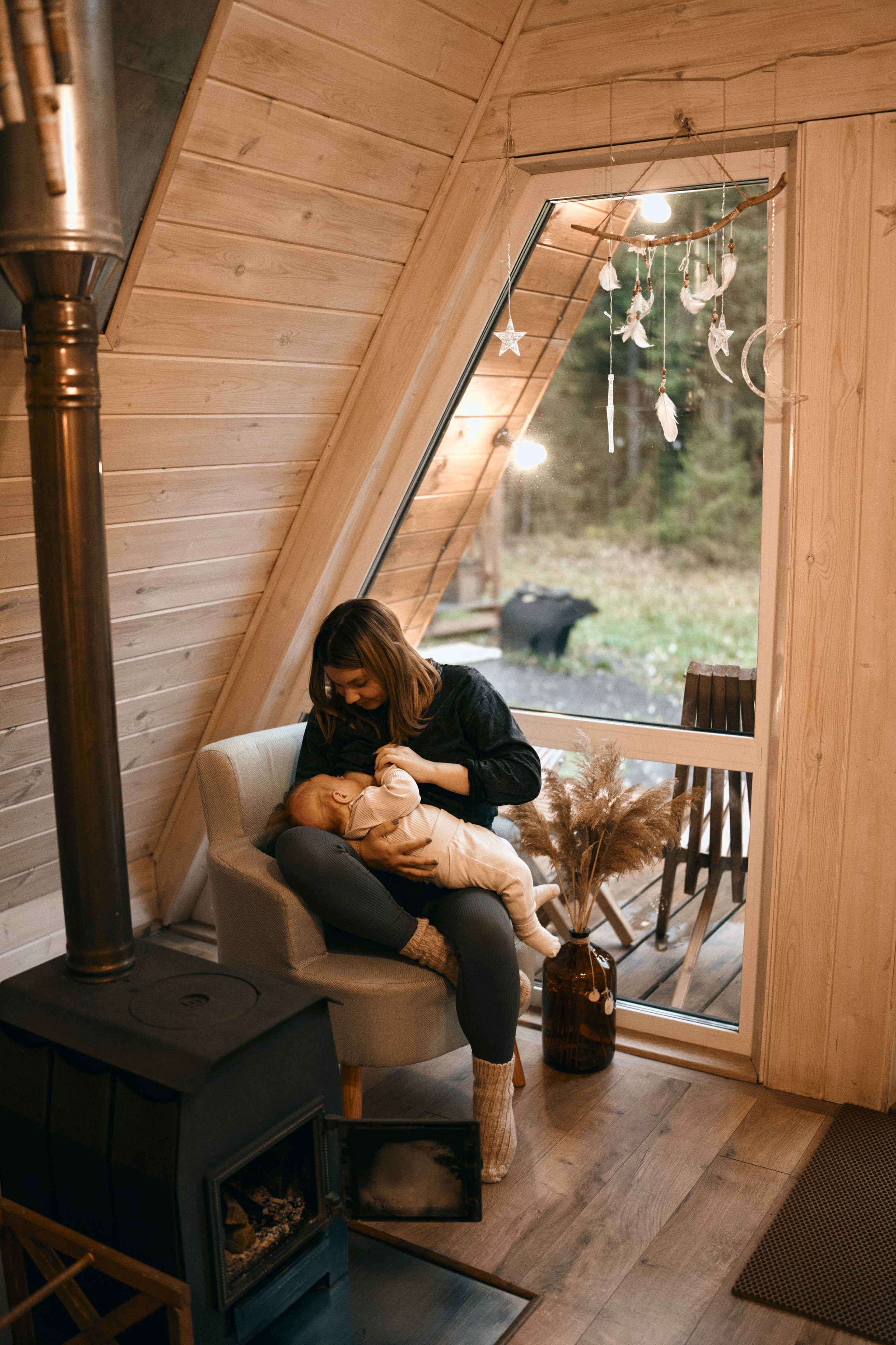 Осень, домик, семья. Фотограф Киров Анжелика Некрасова