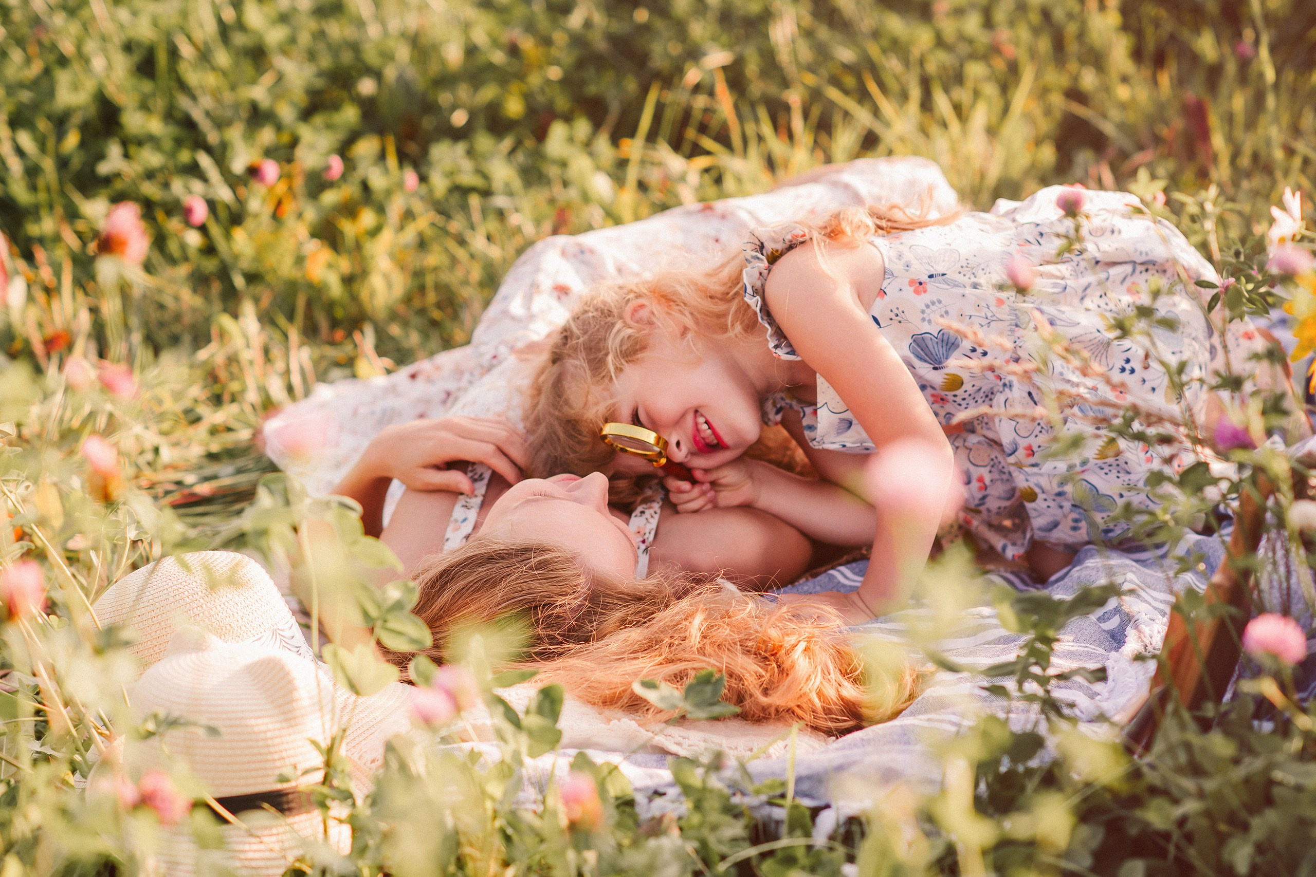 Лето. Поле. Семья. Семейный и Свадебный фотограф. Санкт-Петербург. Пушкин