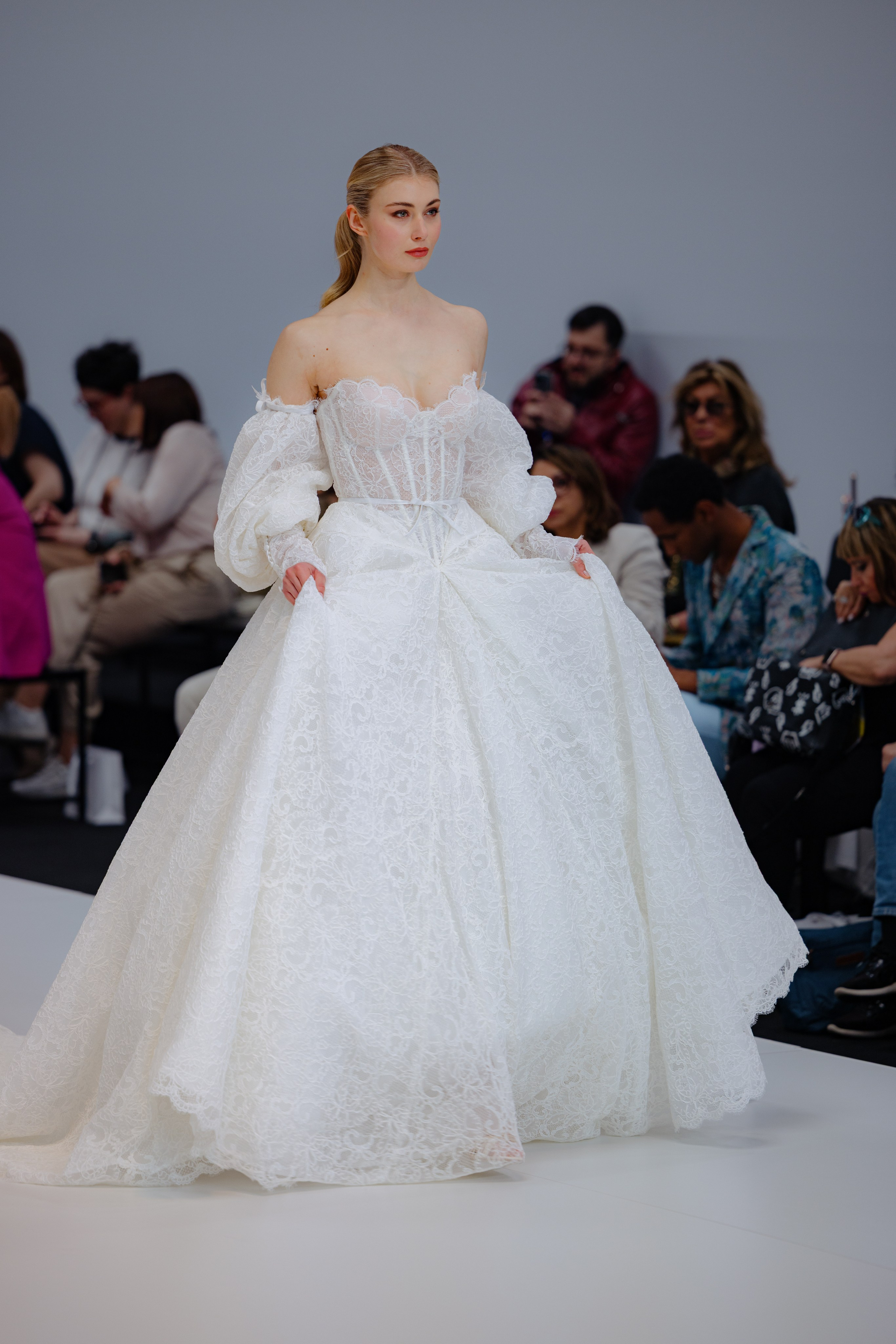 Wide view of Barcelona Bridal Fashion Week 2025 venue