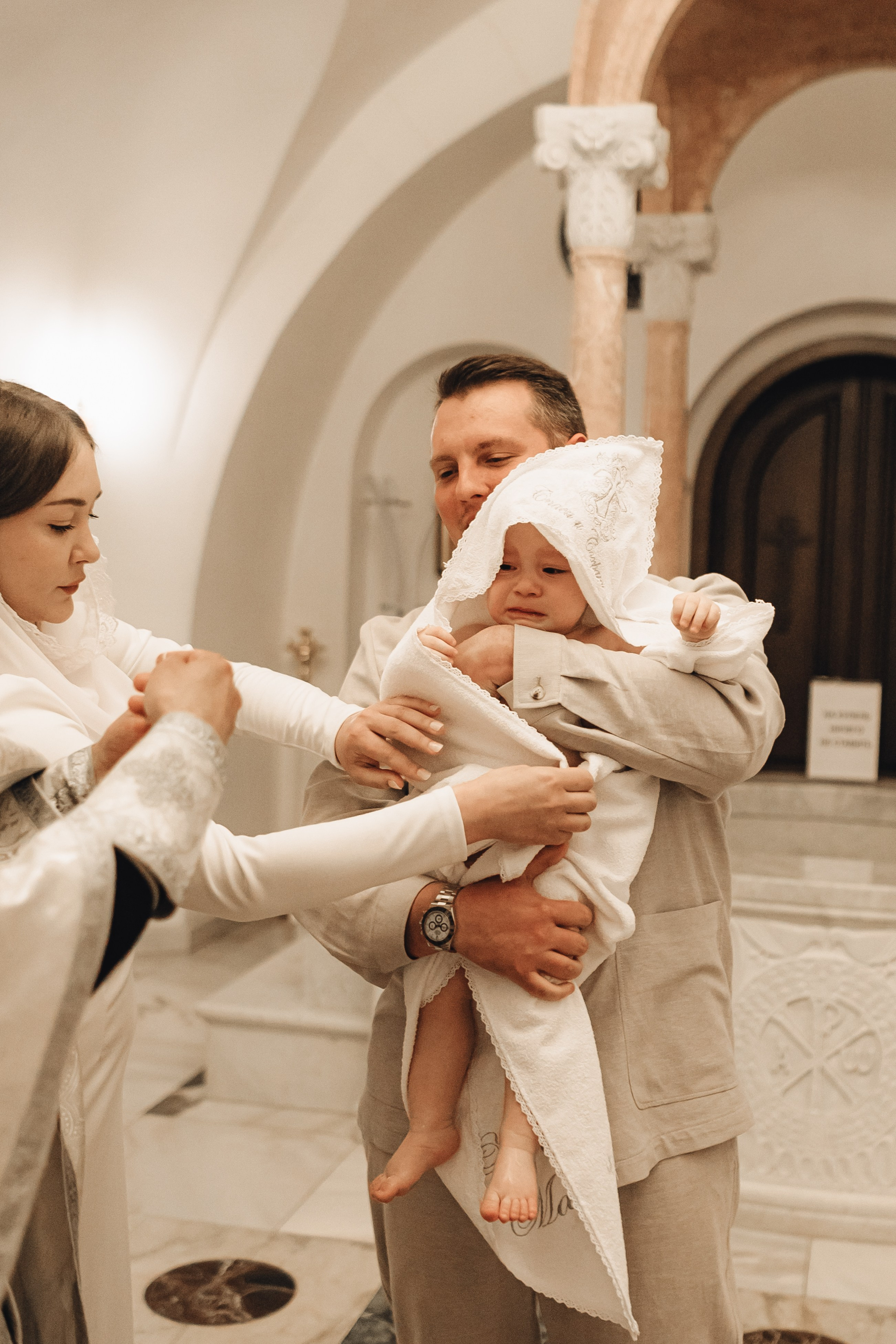 Крещение Макара Храм Сергия Радонежского в Солнцево. Свадебный и Семейный фотограф в Москве Александра Вайпер