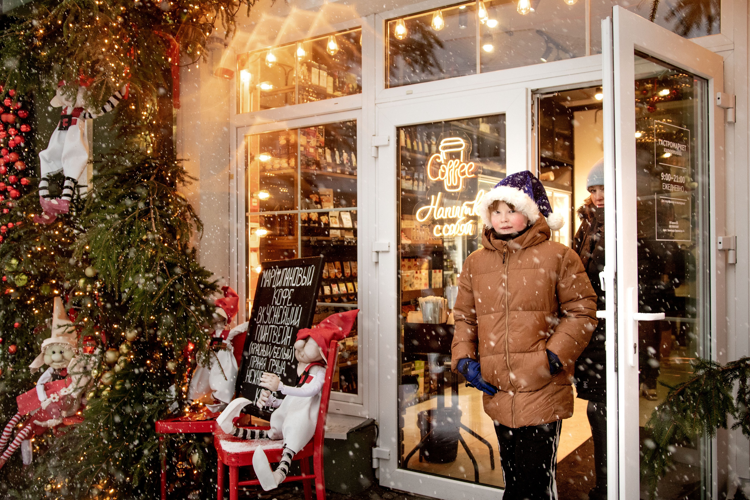 Семейная новогодняя фотосессия. Фотограф Зеленоградск Лиана Сопина