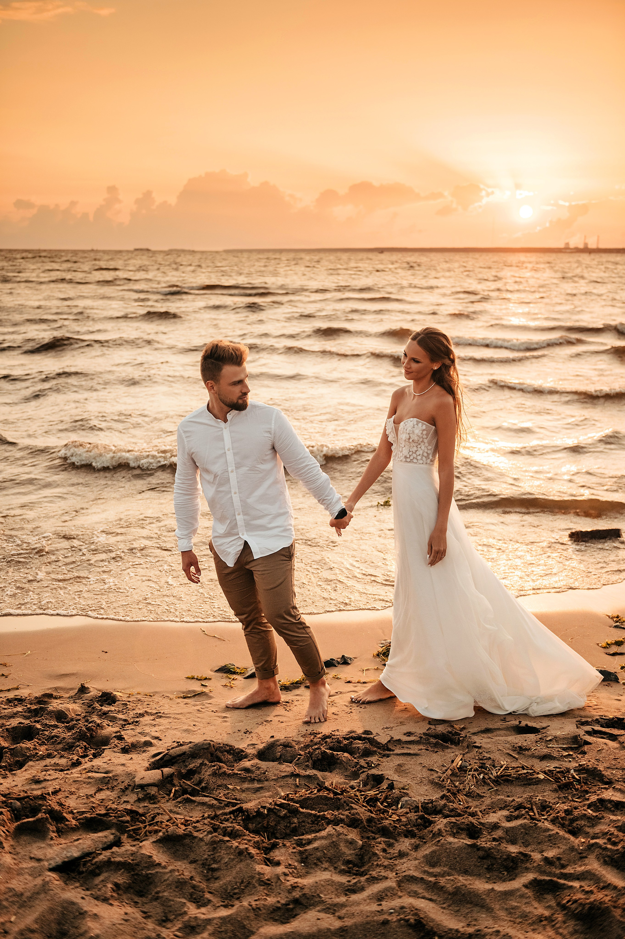 Свадебная съемка на финском заливе. Фотограф Москва и Видеограф Москва