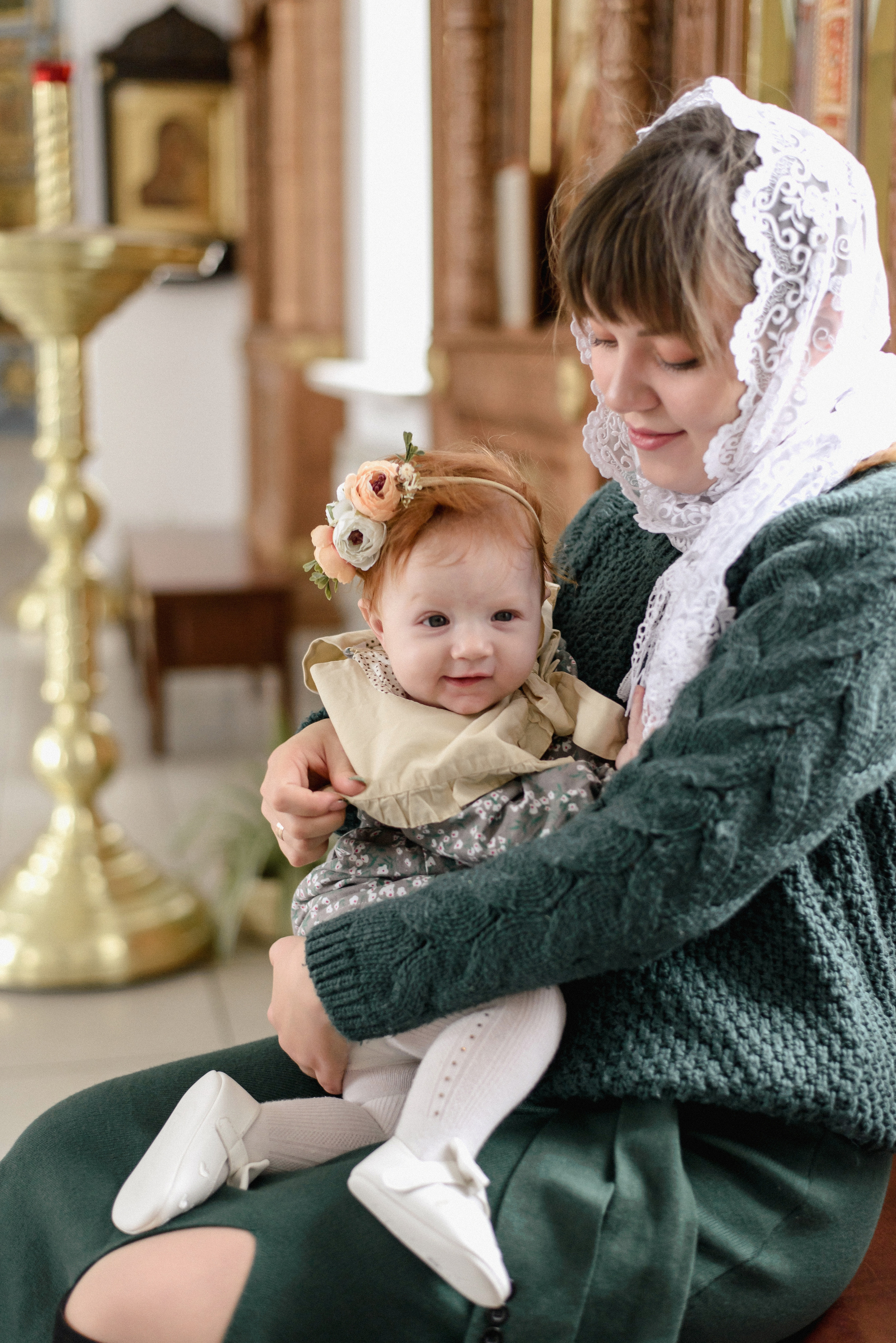 Таинство Крещения Алисы, Свято-Успенский Храм, г. Аксай. Семейный фотограф в Новочеркасске Виктория Громова