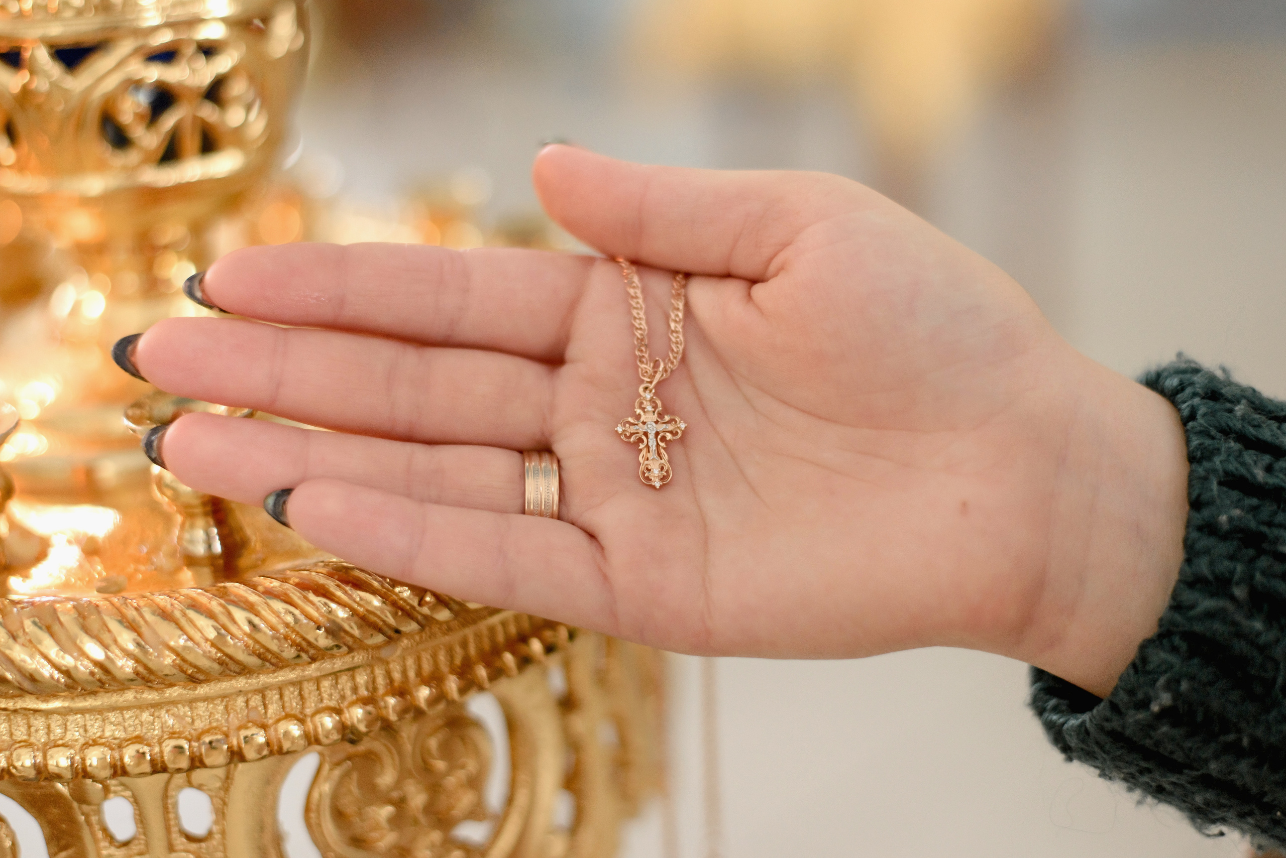 Таинство Крещения Алисы, Свято-Успенский Храм, г. Аксай. Семейный фотограф в Новочеркасске Виктория Громова