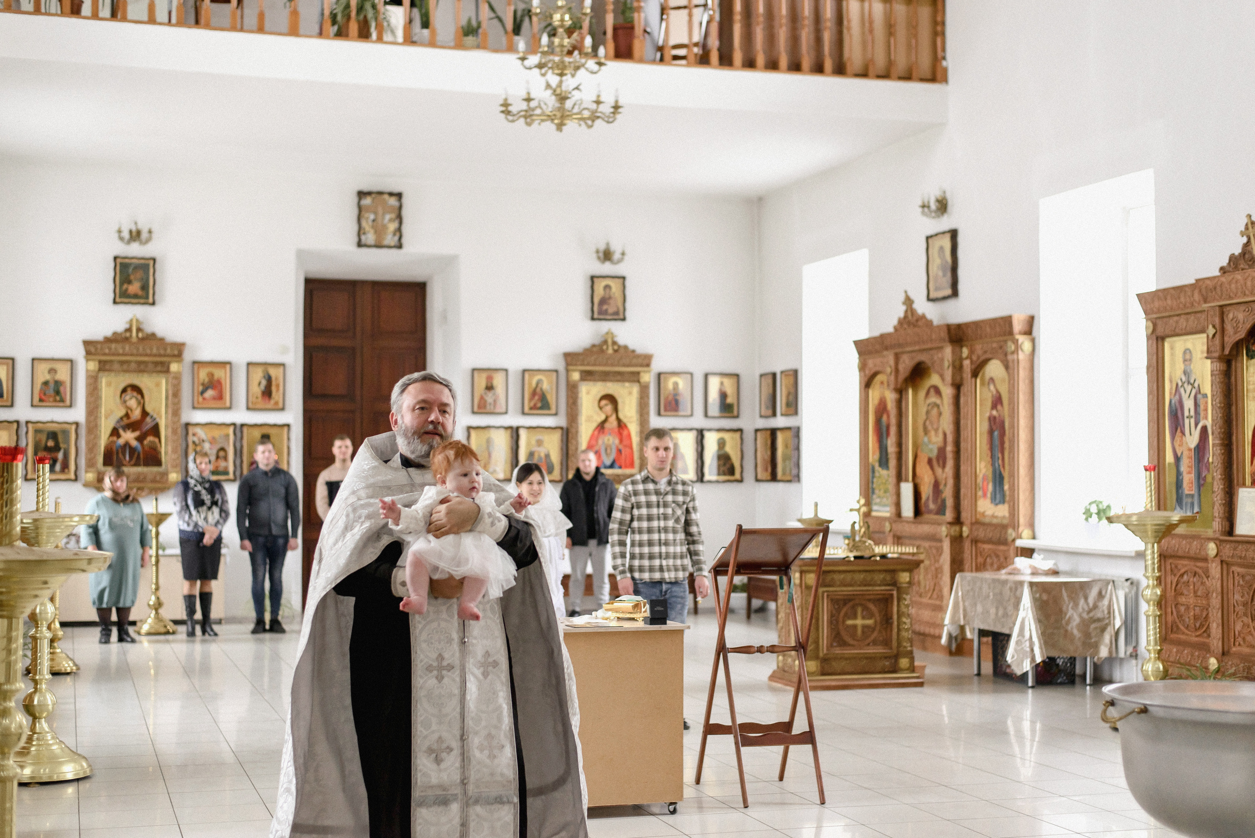 Таинство Крещения Алисы, Свято-Успенский Храм, г. Аксай. Семейный фотограф в Новочеркасске Виктория Громова