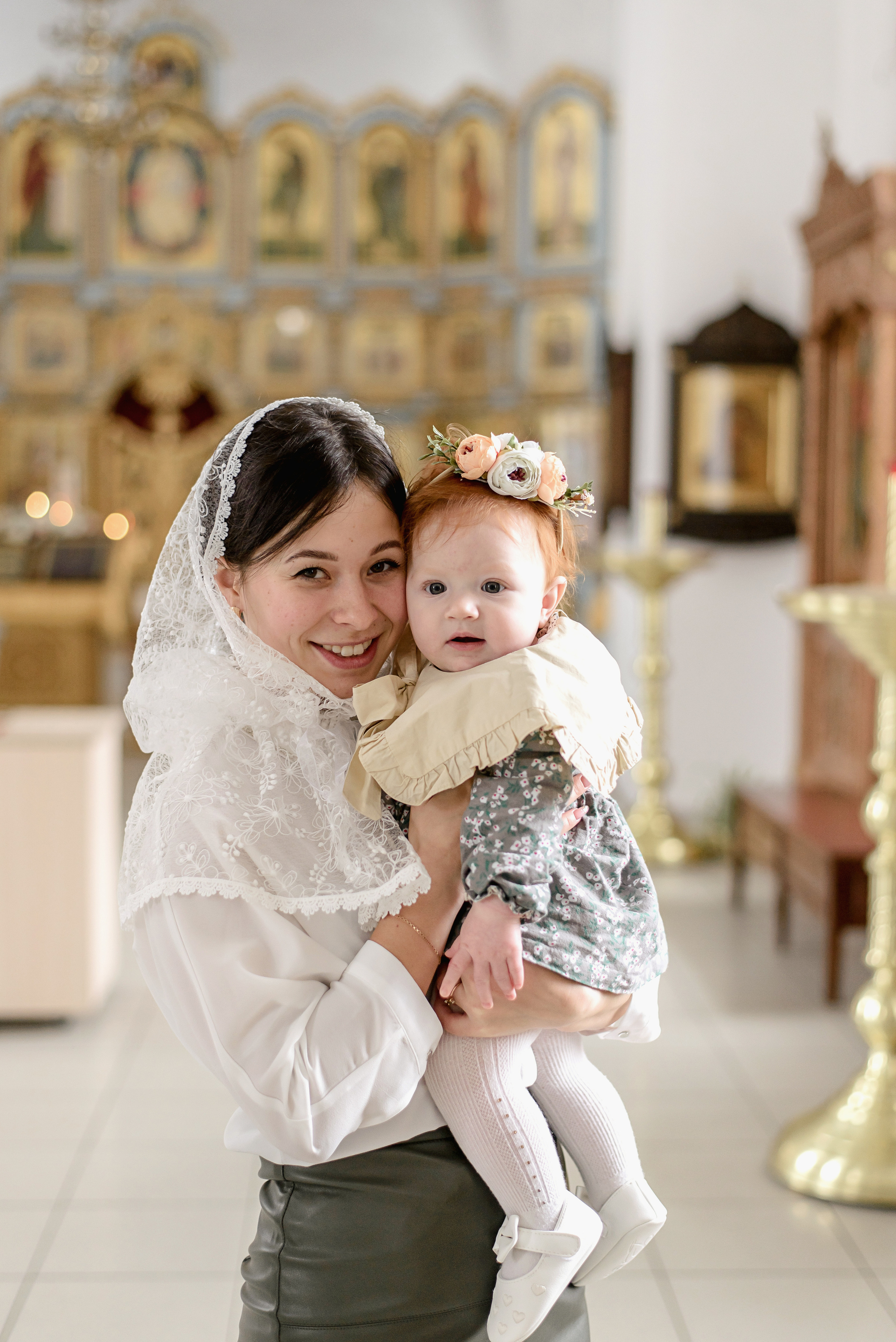 Таинство Крещения Алисы, Свято-Успенский Храм, г. Аксай. Семейный фотограф в Новочеркасске Виктория Громова