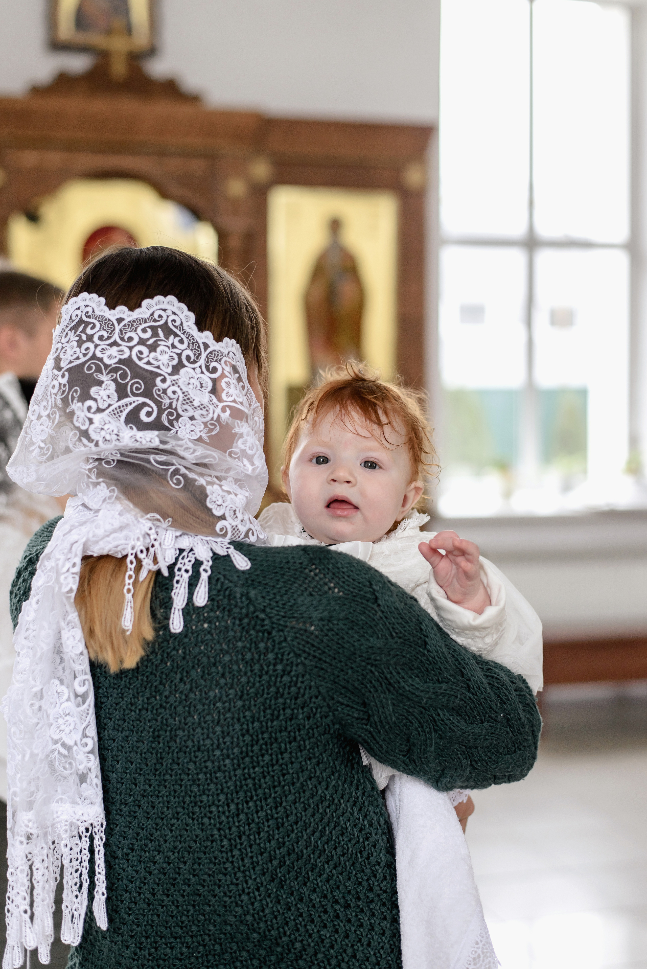 Таинство Крещения Алисы, Свято-Успенский Храм, г. Аксай. Семейный фотограф в Новочеркасске Виктория Громова