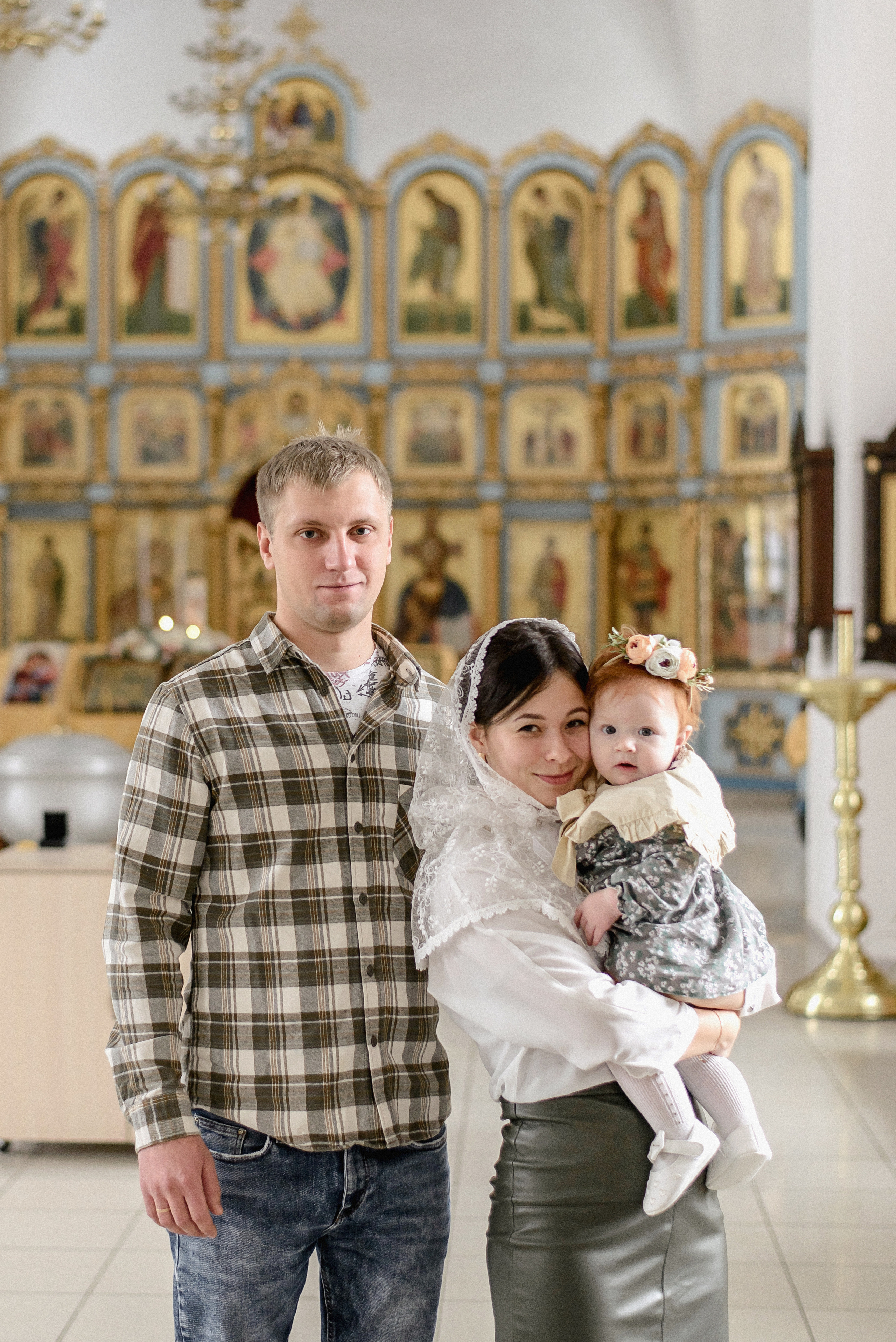 Таинство Крещения Алисы, Свято-Успенский Храм, г. Аксай. Семейный фотограф в Новочеркасске Виктория Громова