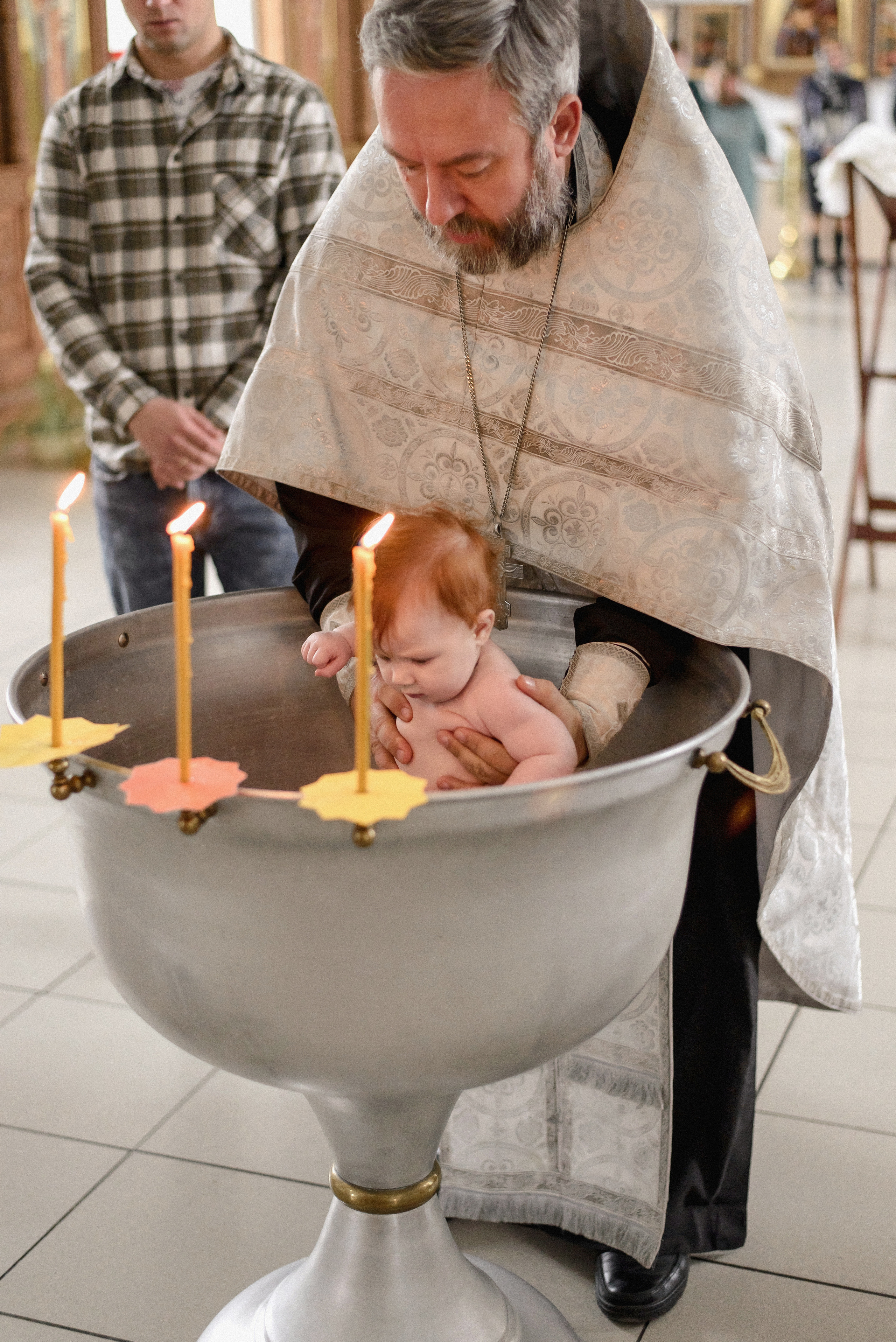 Таинство Крещения Алисы, Свято-Успенский Храм, г. Аксай. Семейный фотограф в Новочеркасске Виктория Громова