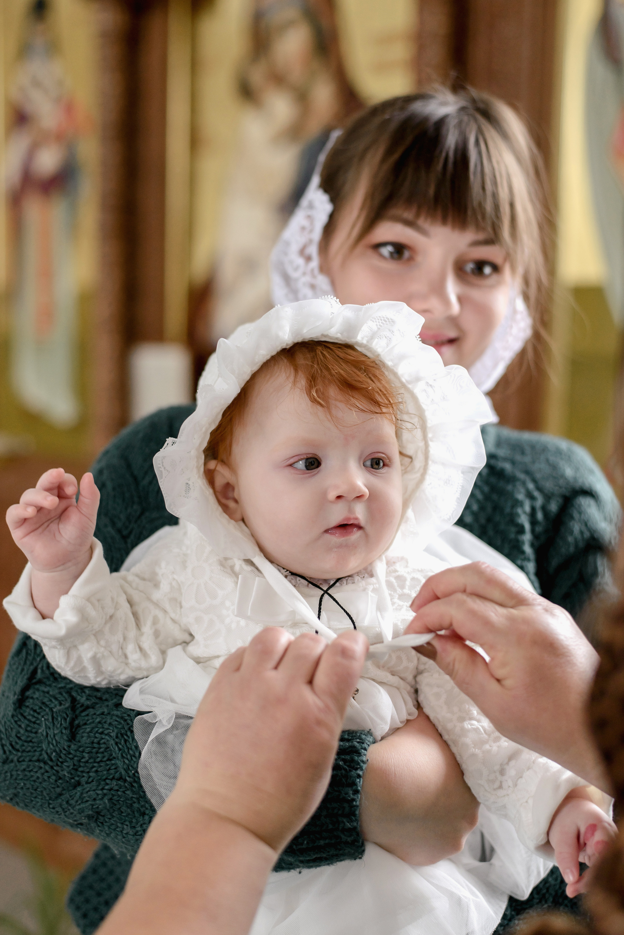 Таинство Крещения Алисы, Свято-Успенский Храм, г. Аксай. Семейный фотограф в Новочеркасске Виктория Громова