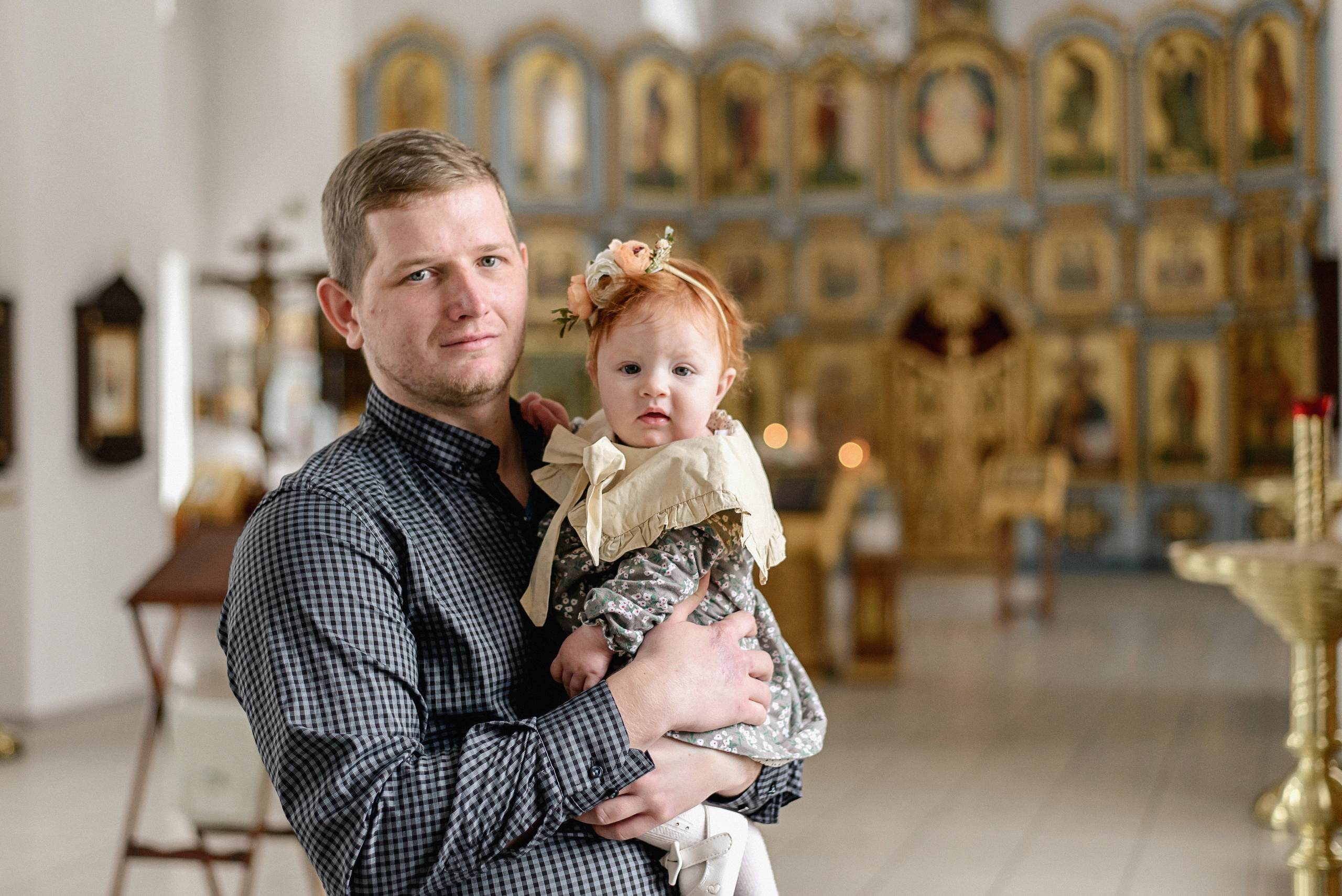 Таинство Крещения Алисы, Свято-Успенский Храм, г. Аксай. Семейный фотограф в Новочеркасске Виктория Громова