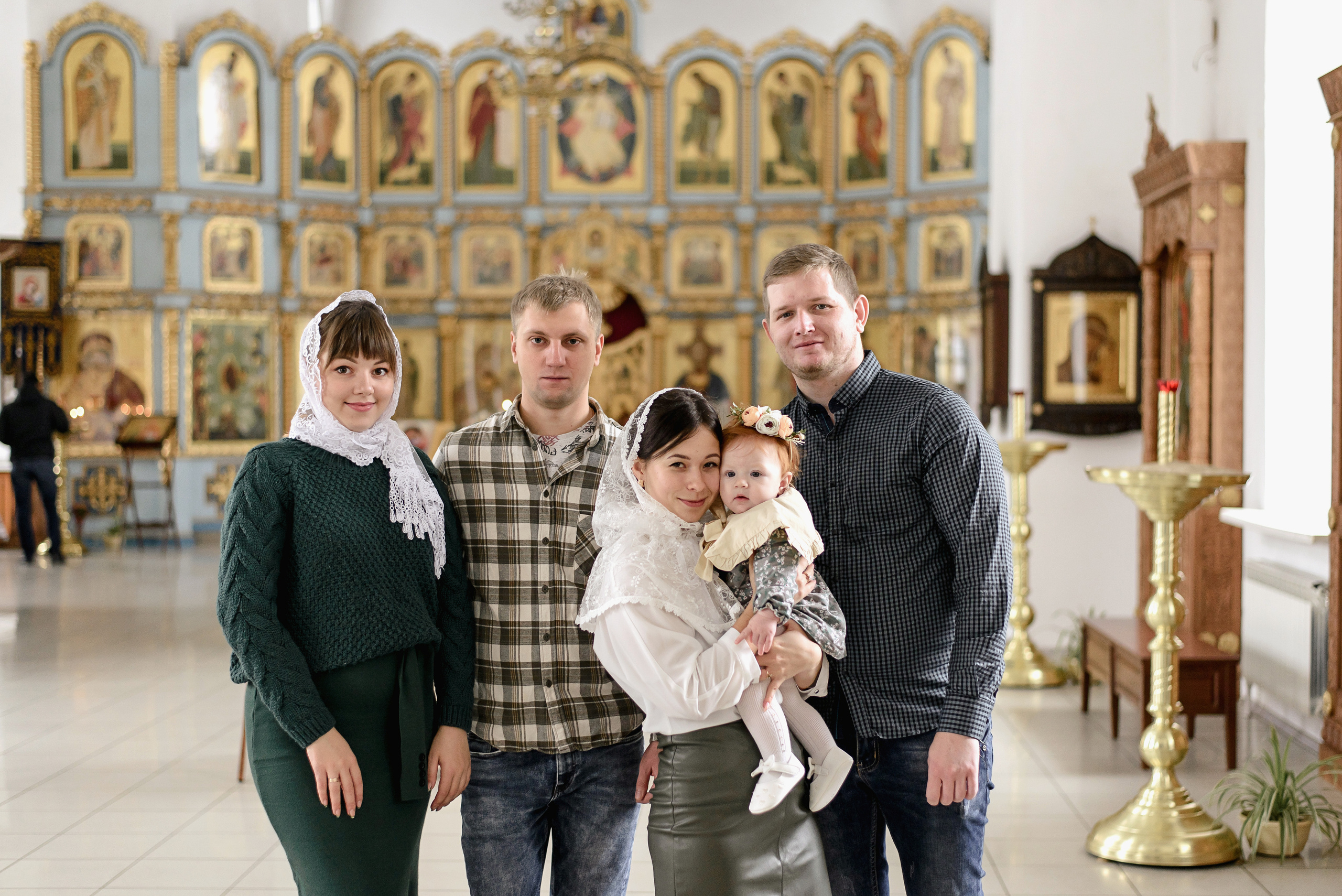 Таинство Крещения Алисы, Свято-Успенский Храм, г. Аксай. Семейный фотограф в Новочеркасске Виктория Громова