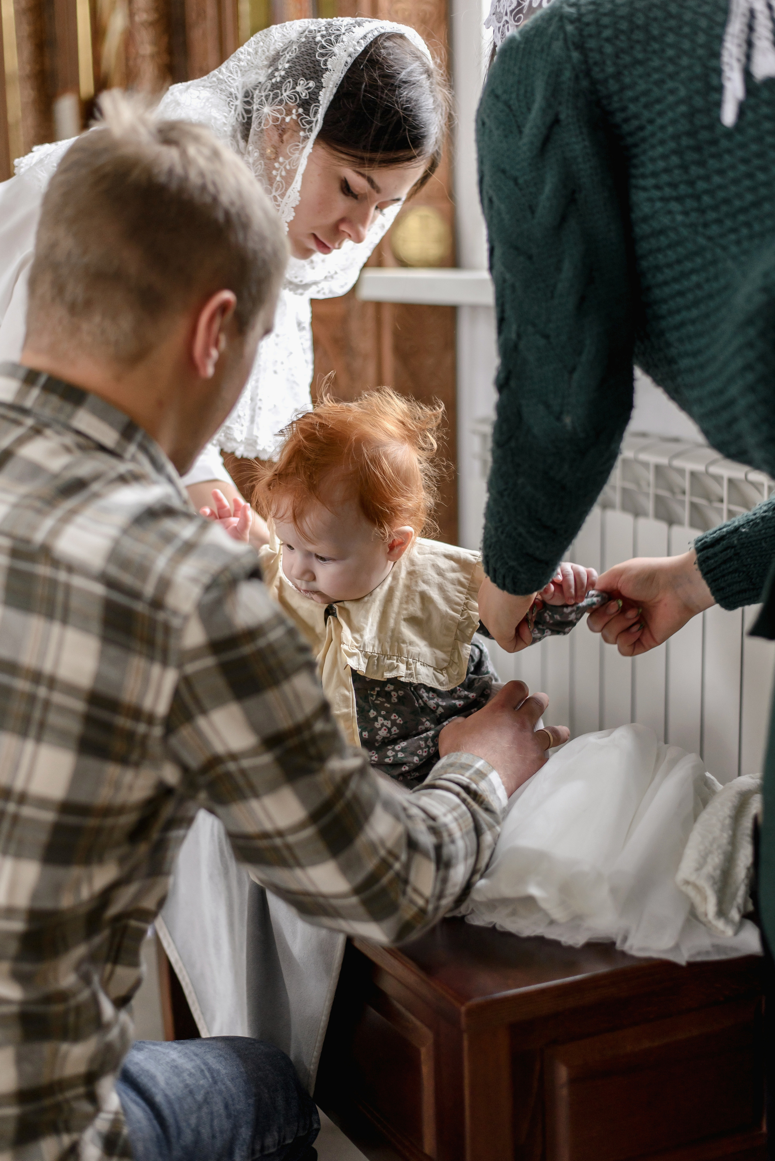 Таинство Крещения Алисы, Свято-Успенский Храм, г. Аксай. Семейный фотограф в Новочеркасске Виктория Громова