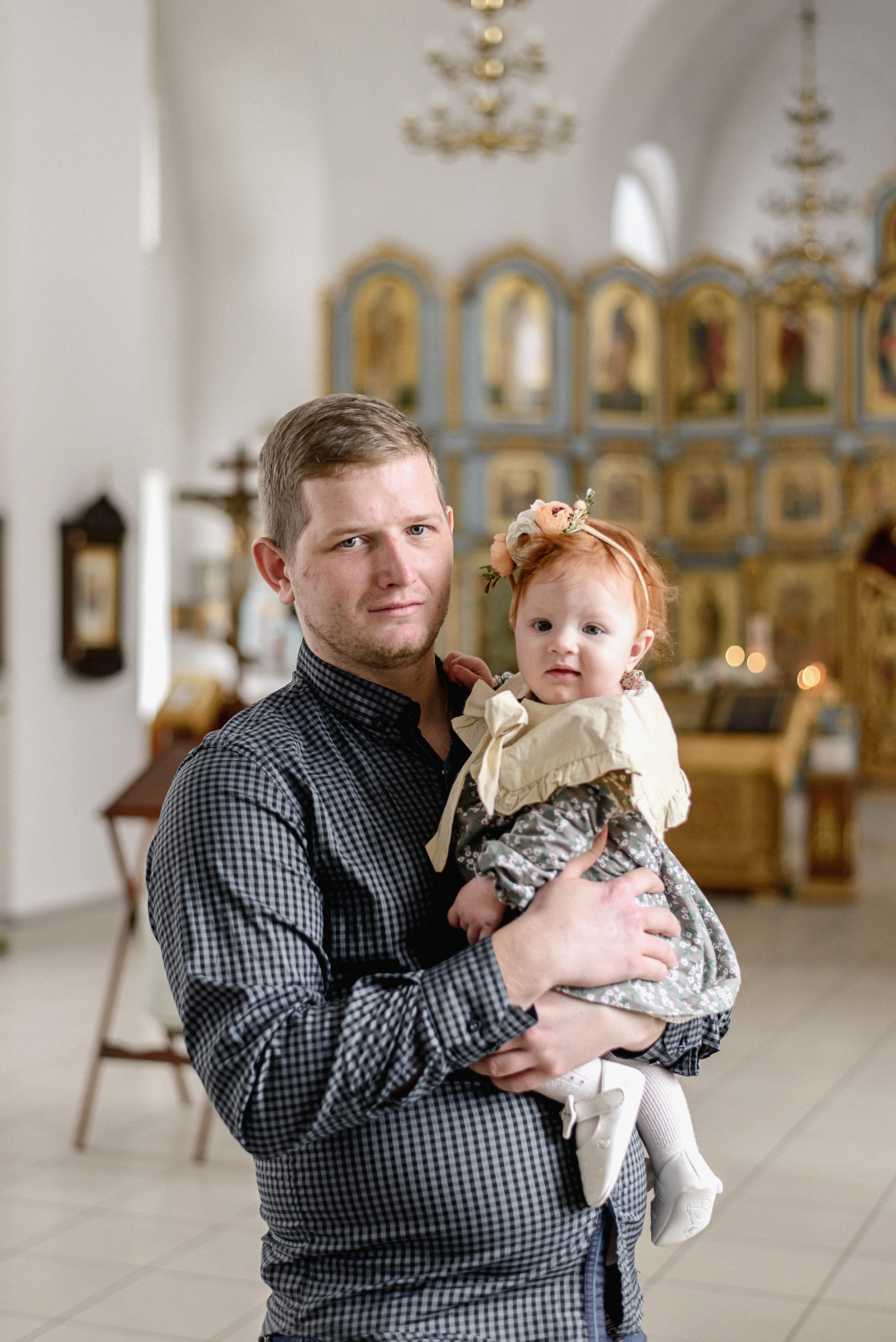 Таинство Крещения Алисы, Свято-Успенский Храм, г. Аксай. Семейный фотограф в Новочеркасске Виктория Громова