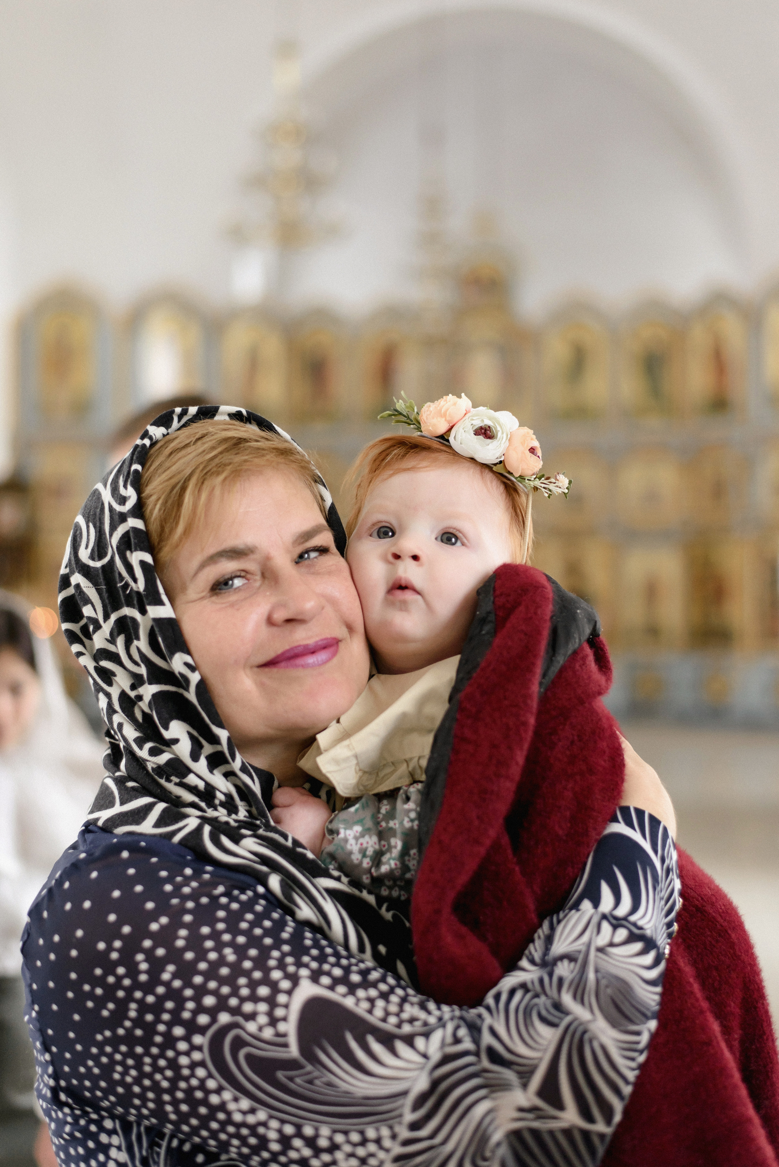 Таинство Крещения Алисы, Свято-Успенский Храм, г. Аксай. Семейный фотограф в Новочеркасске Виктория Громова
