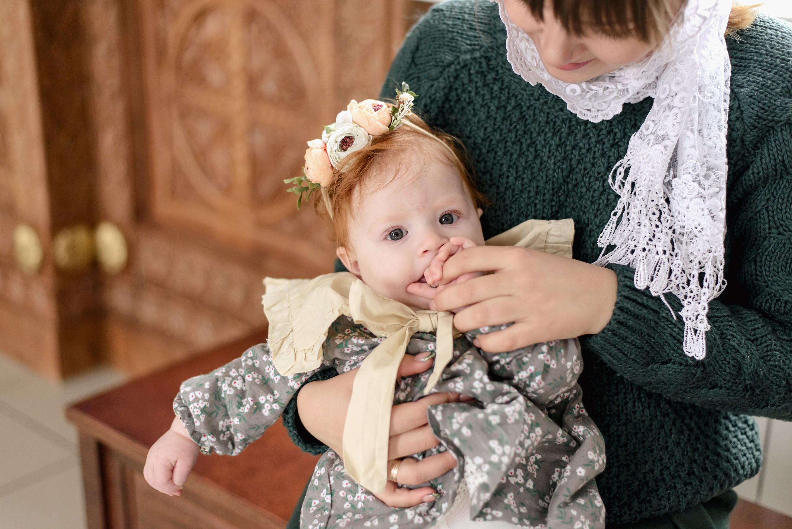 Таинство Крещения Алисы, Свято-Успенский Храм, г. Аксай. Семейный фотограф в Новочеркасске Виктория Громова