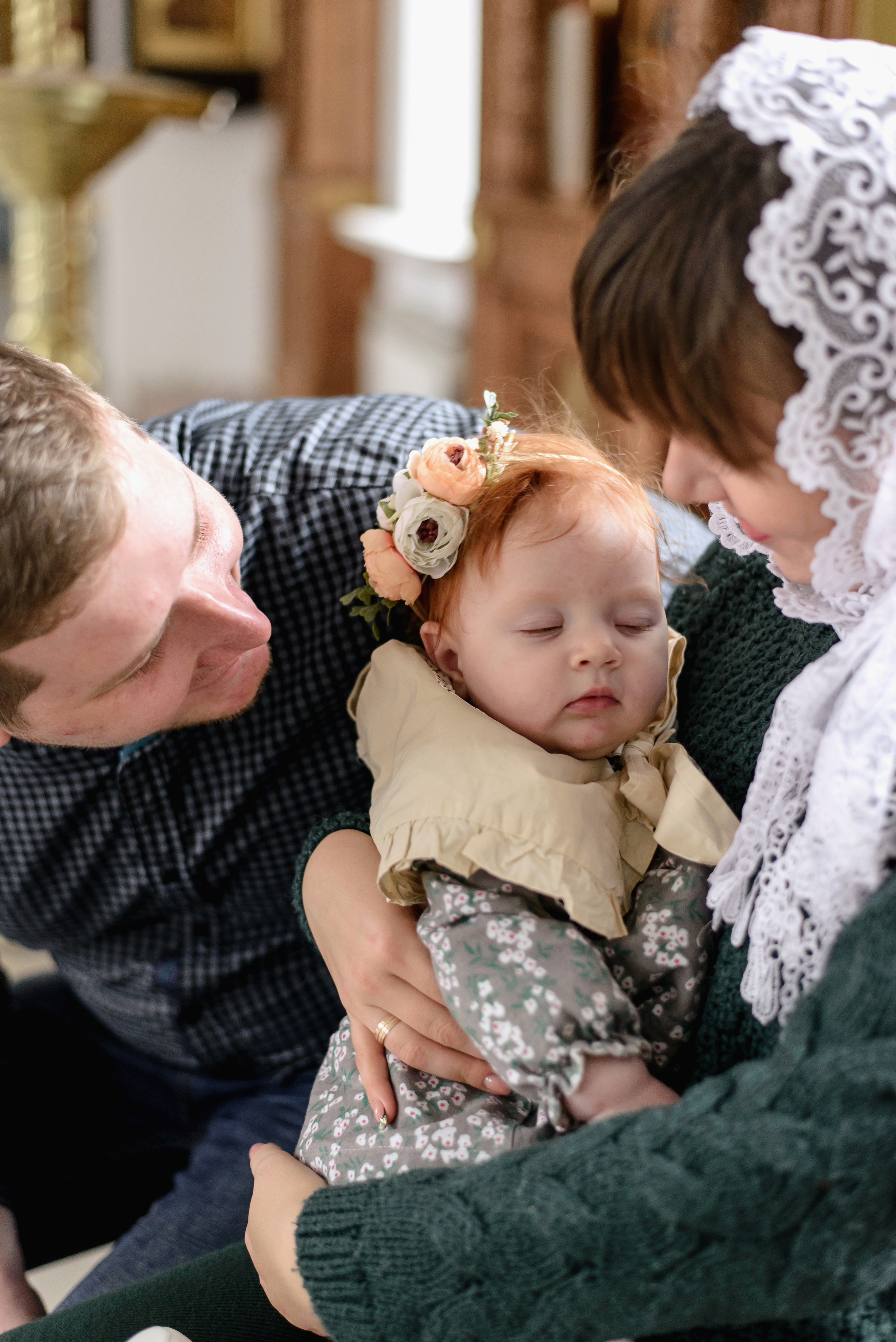 Таинство Крещения Алисы, Свято-Успенский Храм, г. Аксай. Семейный фотограф в Новочеркасске Виктория Громова