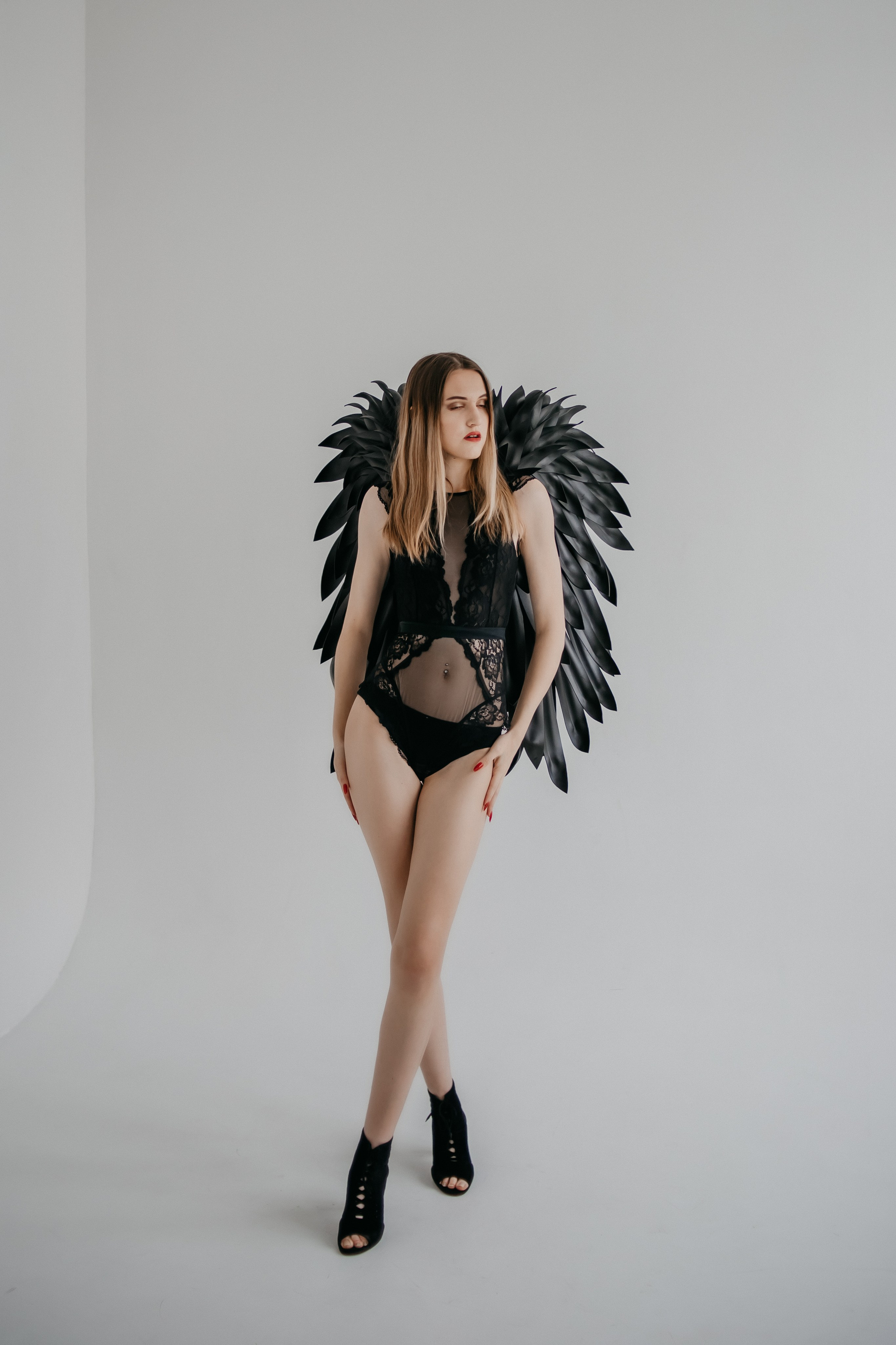 Татьяна. Черный ангел. Фотограф Регина Крикунова г. Красноярск