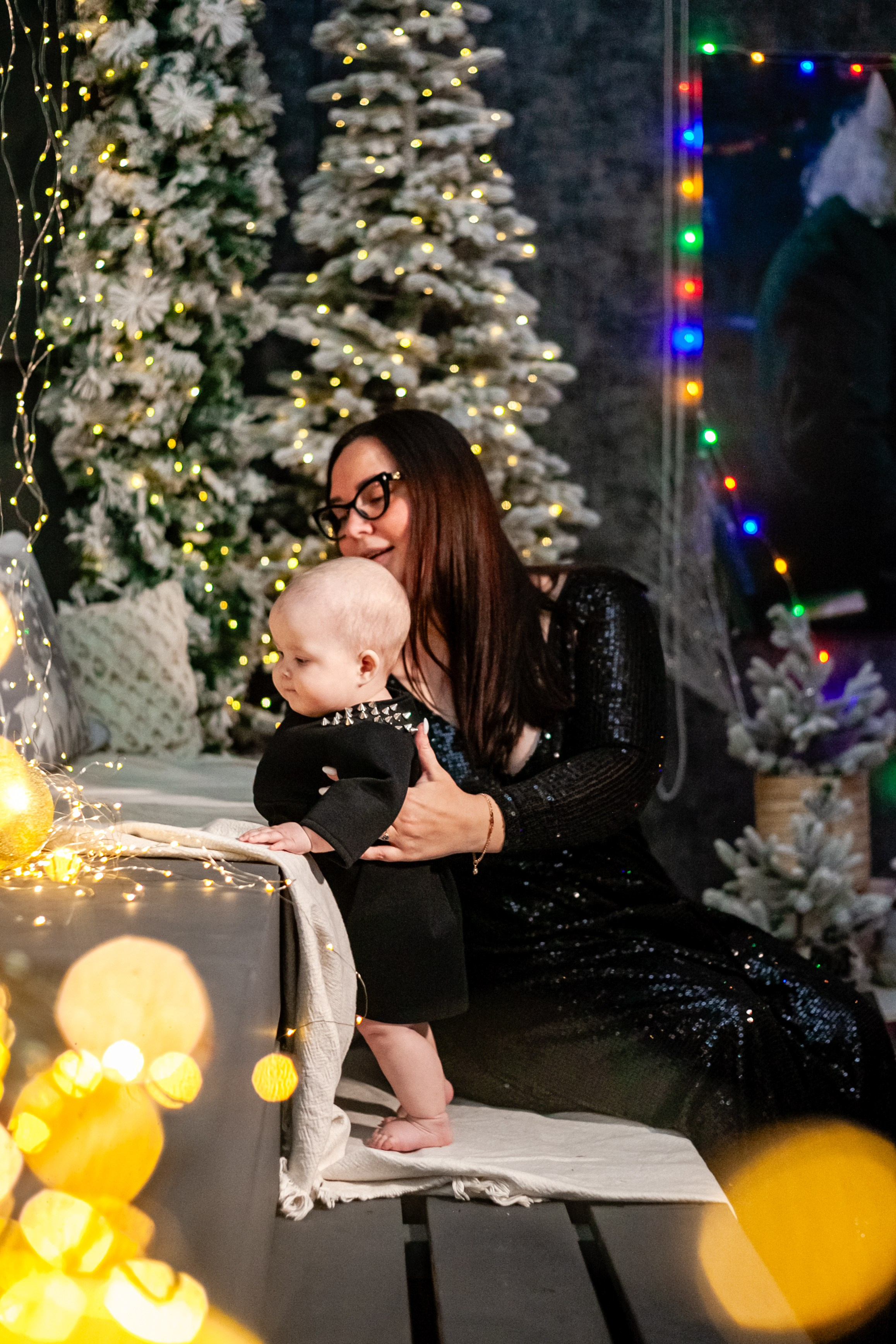 Ульяна и ее семья новый год 2024. Свадебный и семейный фотограф в Армавире