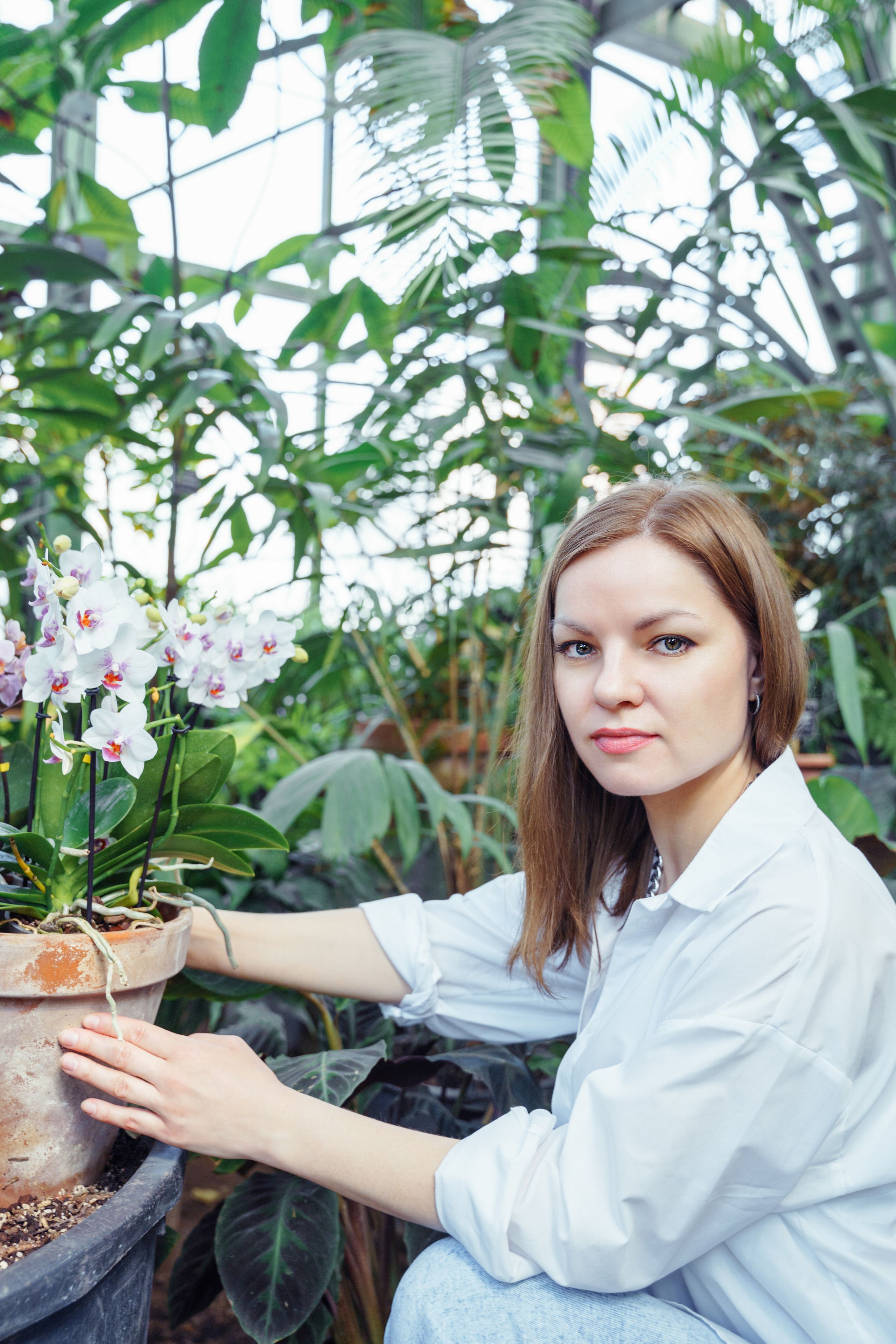 Татьяна — флорист. Фотограф Нинель Гюрсой, г. Москва