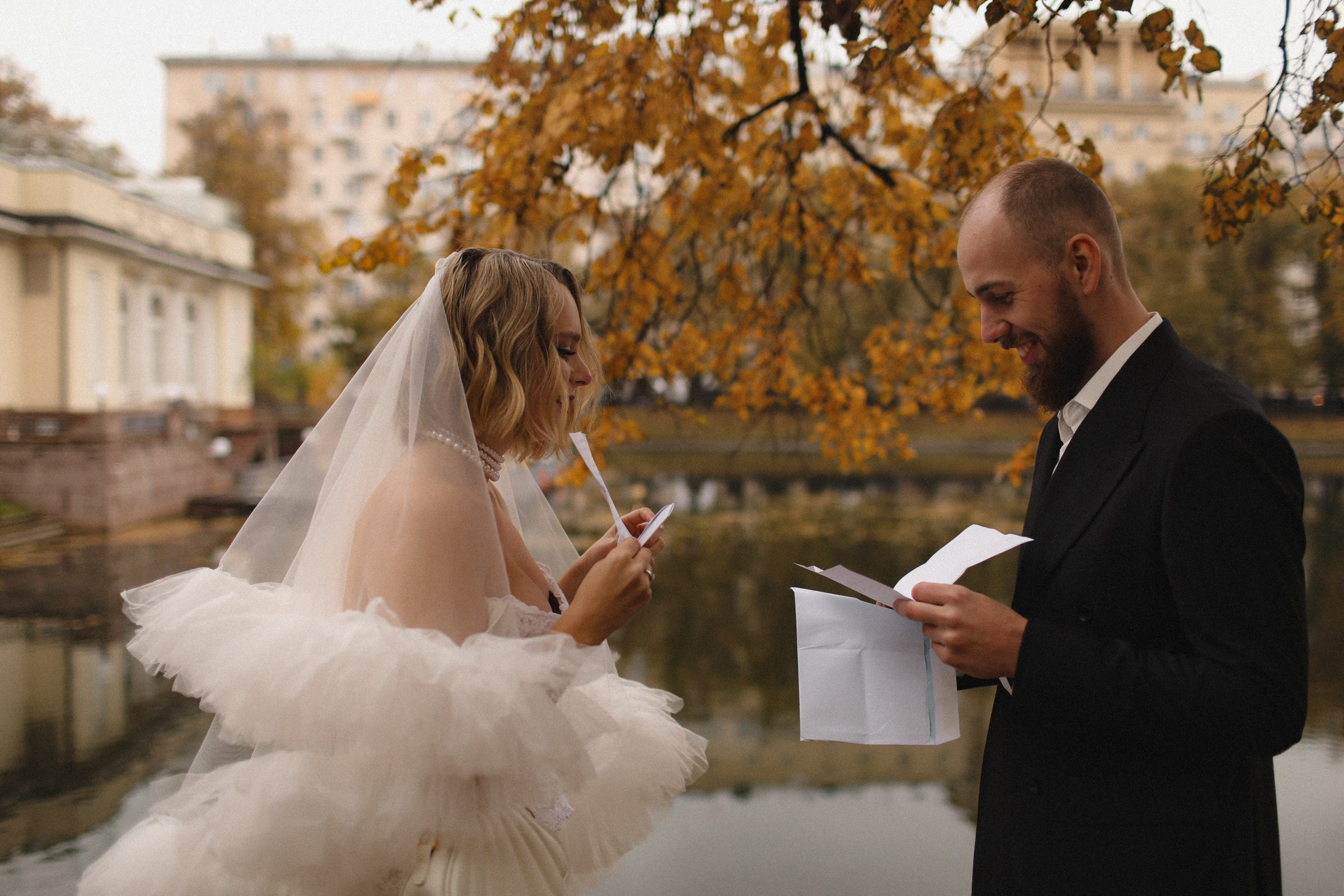Свадьба в октябре. Семейный фотограф в Москве Алевтина Носова
