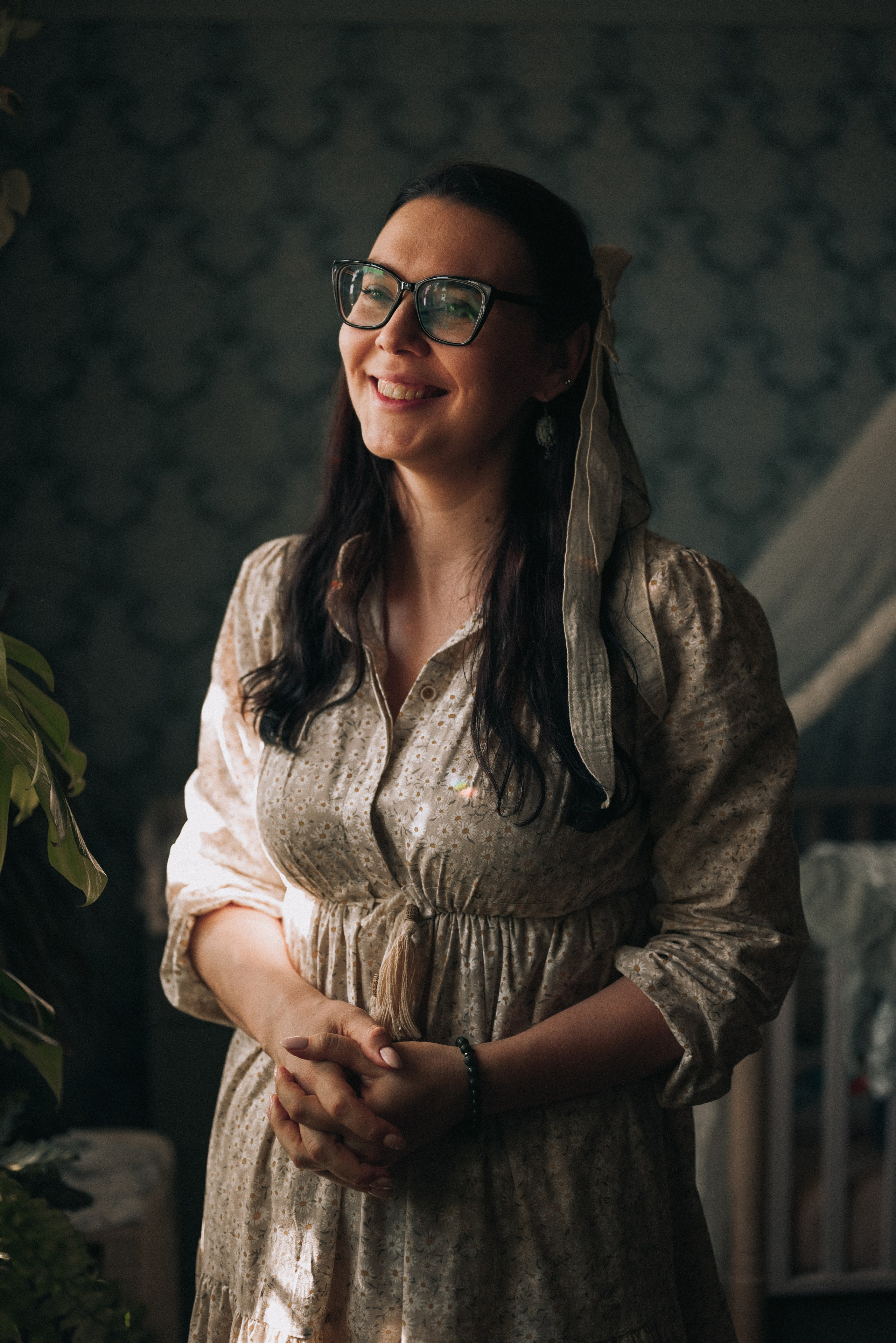 Утро мамы и малыша. Дарья и Евсей. Семейный фотограф в Москве Дарья Пузикова