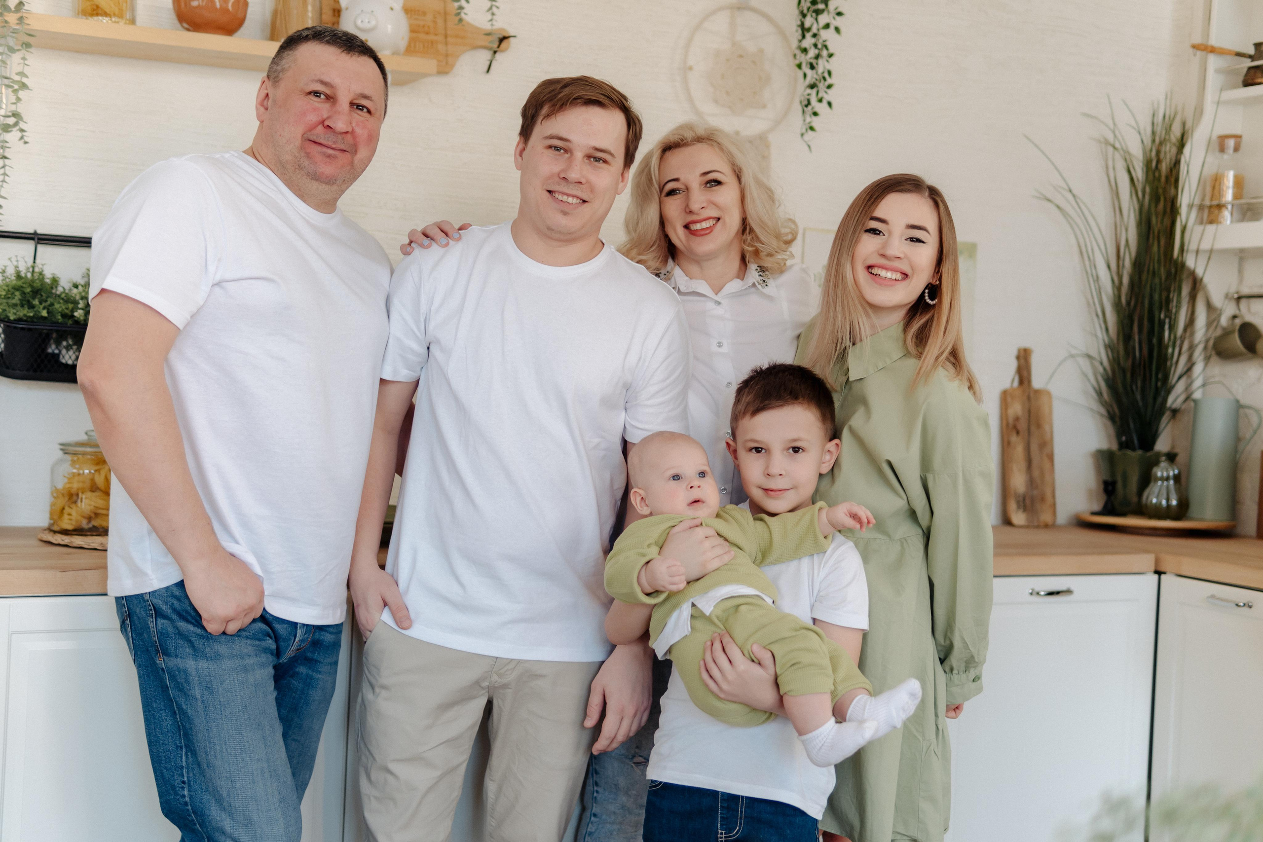 Фотосессия Большой Семьи. Семейный и детский фотограф в Самаре Анна Игнатова