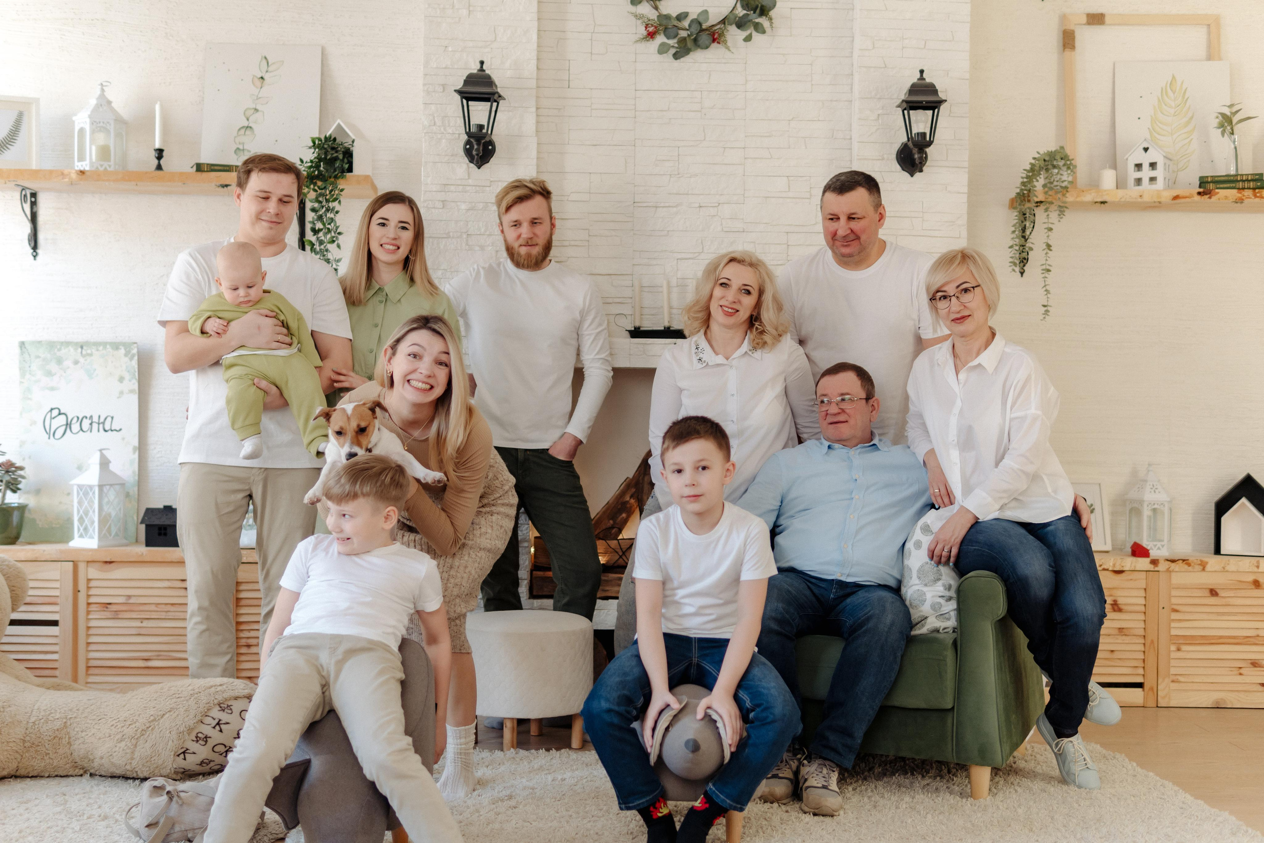 Фотосессия Большой Семьи. Семейный и детский фотограф в Самаре Анна Игнатова
