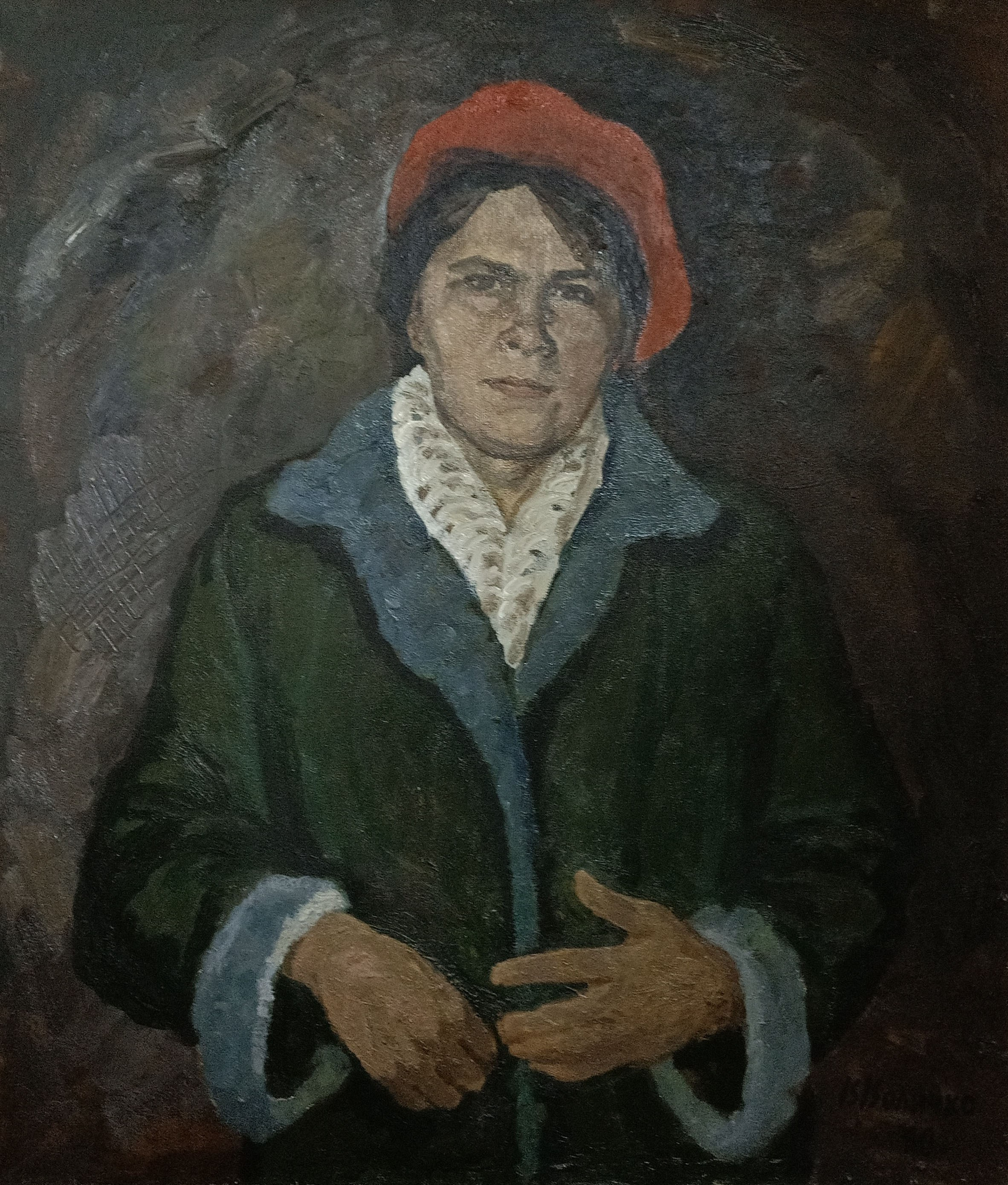 «Портрет жены» 1990 год. Художник Величко Вадим Семёнович