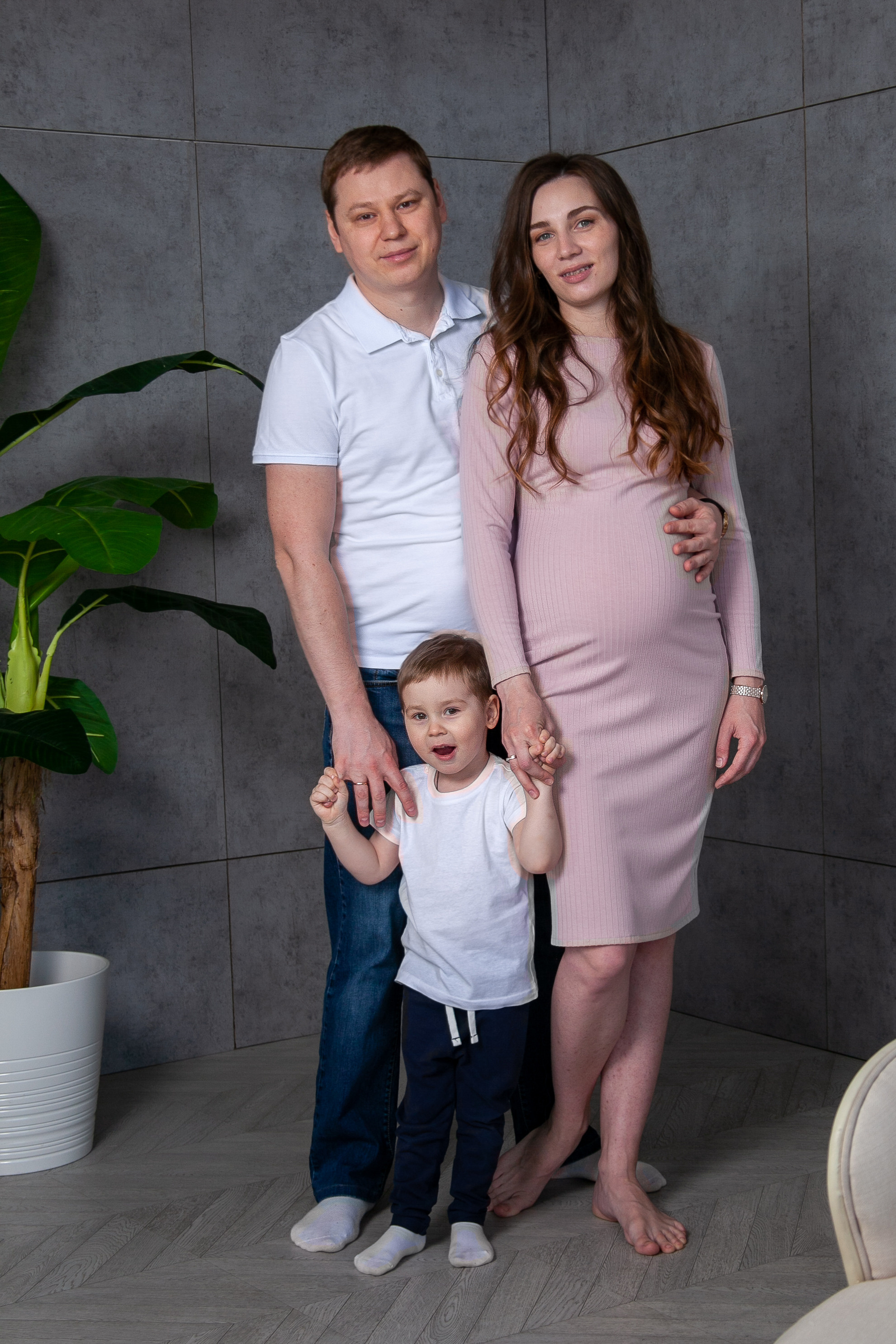 Семейная фотосессия. Фотостудия Панда