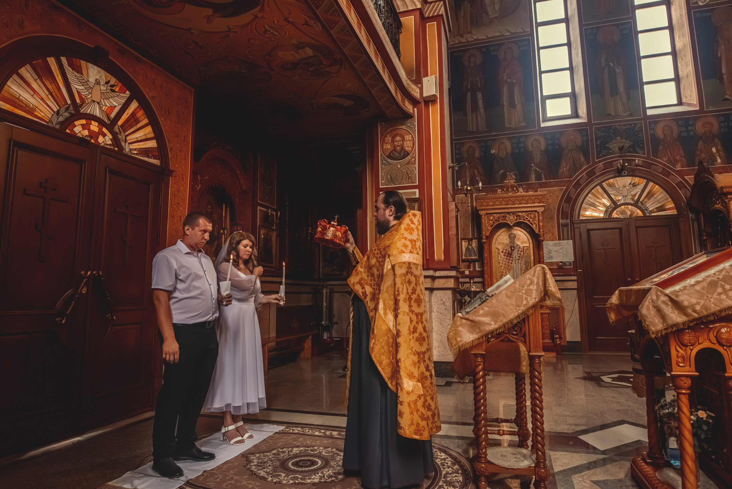 Таинство Венчания Артемия и Екатерины. Фотограф Таинств Крещения и Венчания в г. Курске