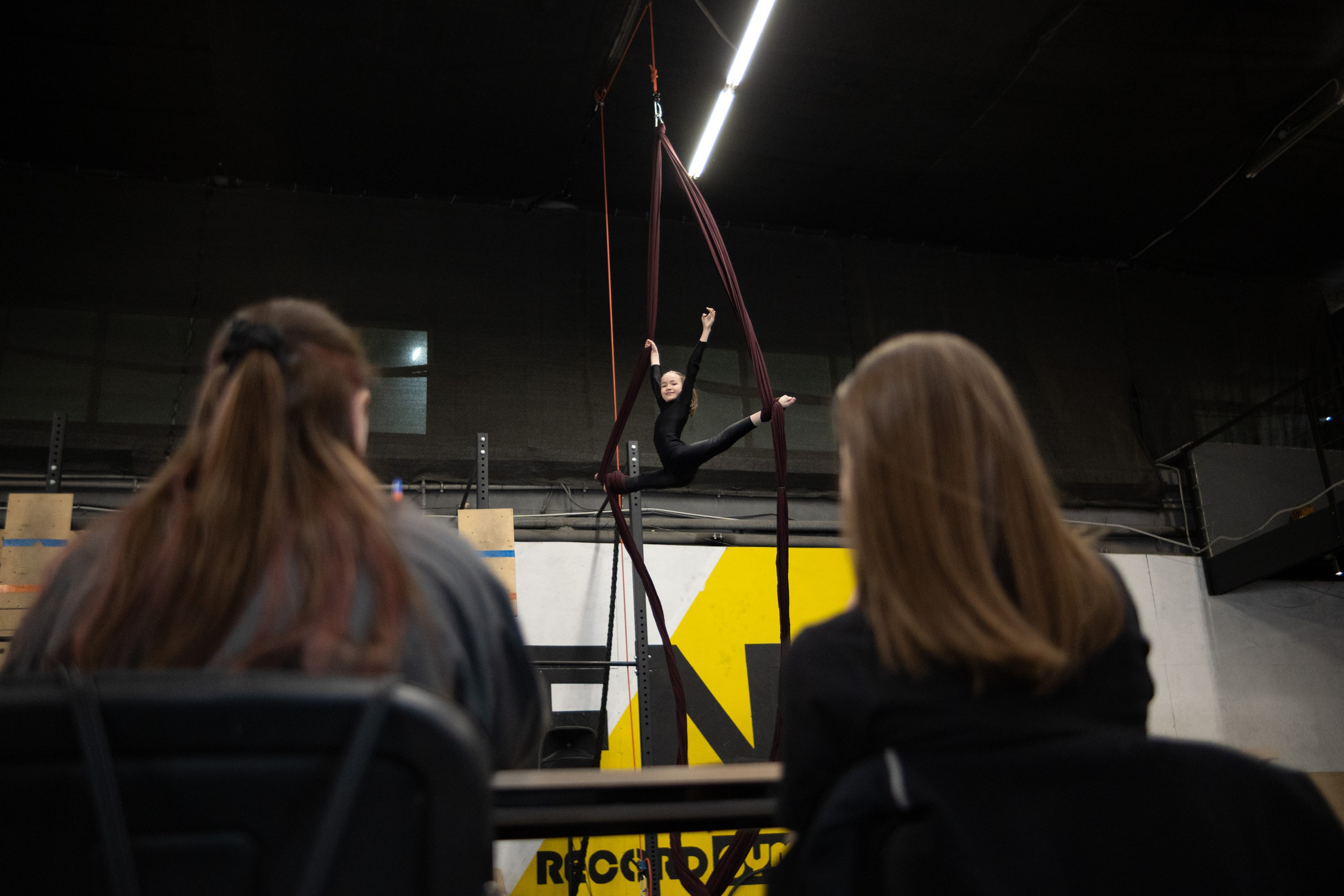 Внутриклубные соревнования по воздушной гимнастике 02.04.23