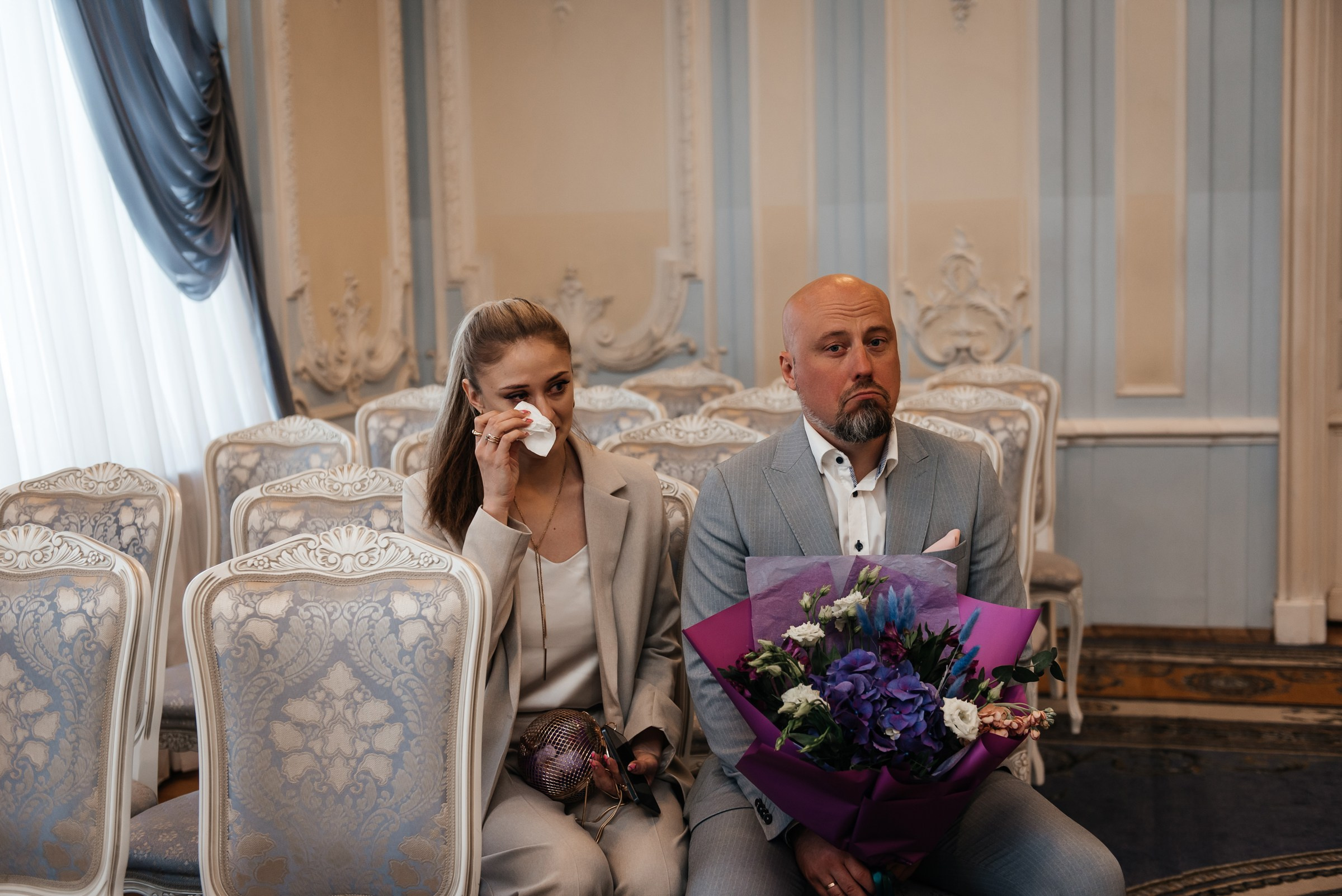 регистрация брака во Дворце Бракосочетания 2 на Фурштадской