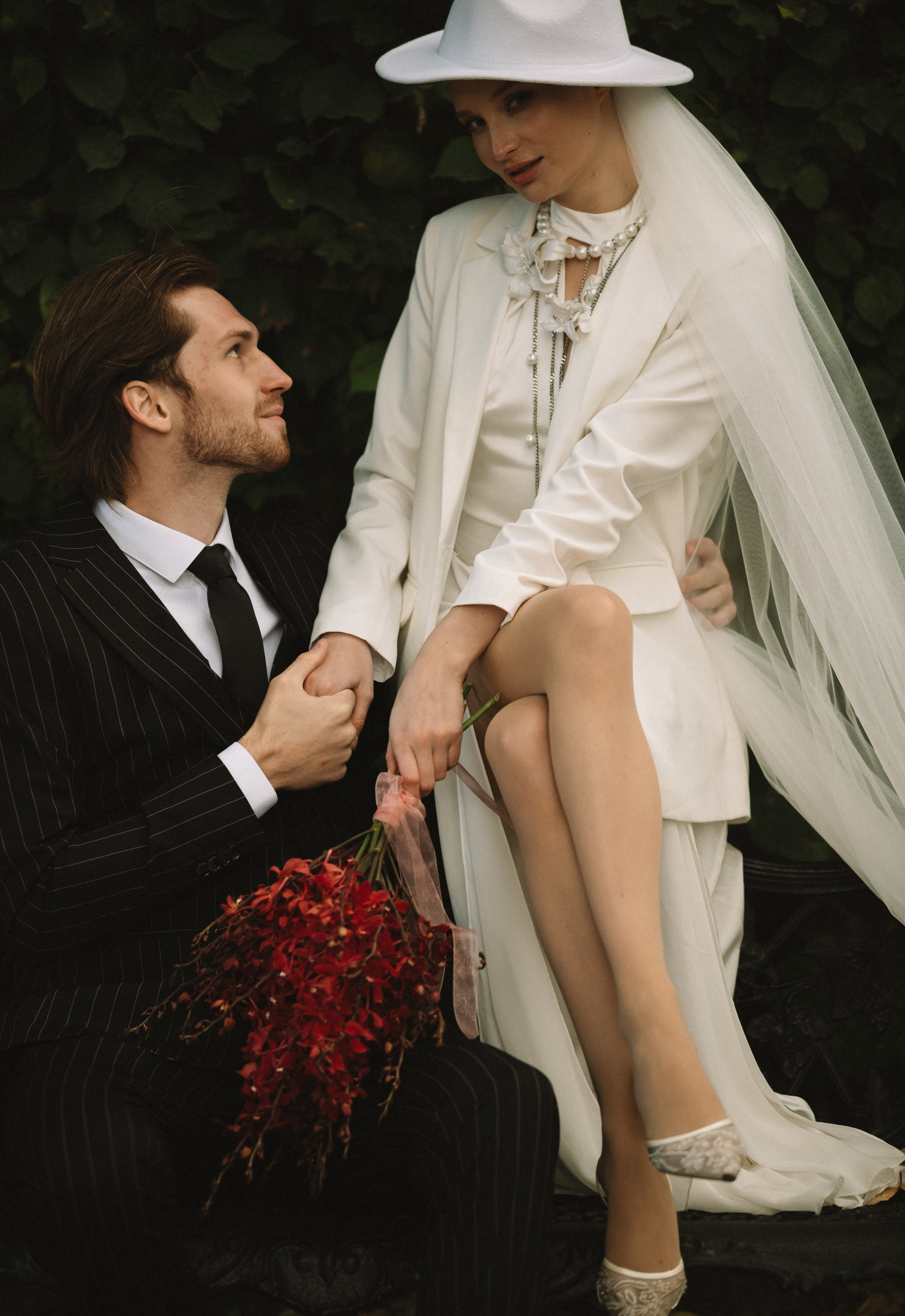 Михаил и Ксения в усадьбе Кусково. Фотограф в Москве Ольга Елоева