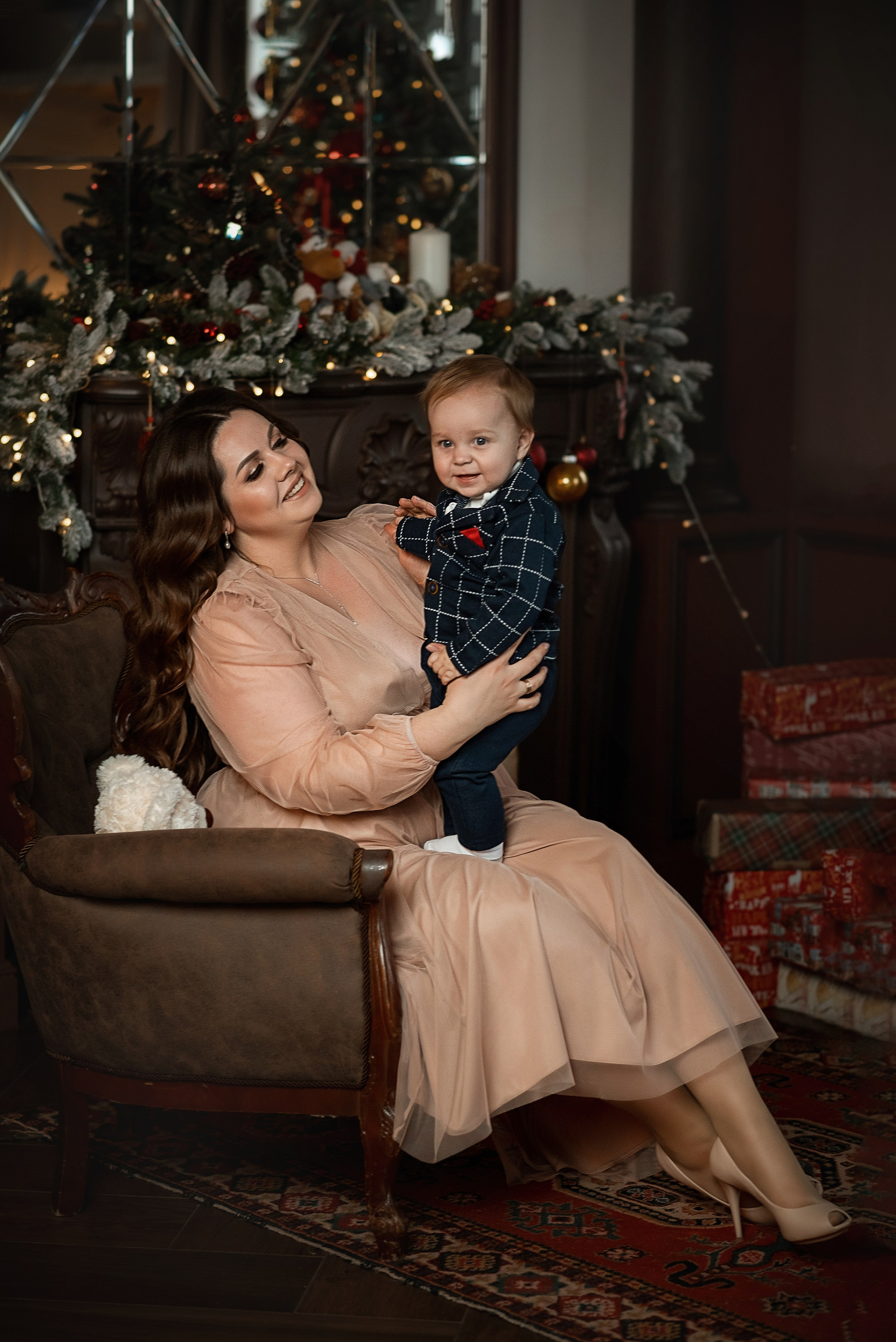 Новогодняя истори Серёжи, Сони и Миши. Семейный фотограф в Ростове-на-Дону Татьяна Литвинова