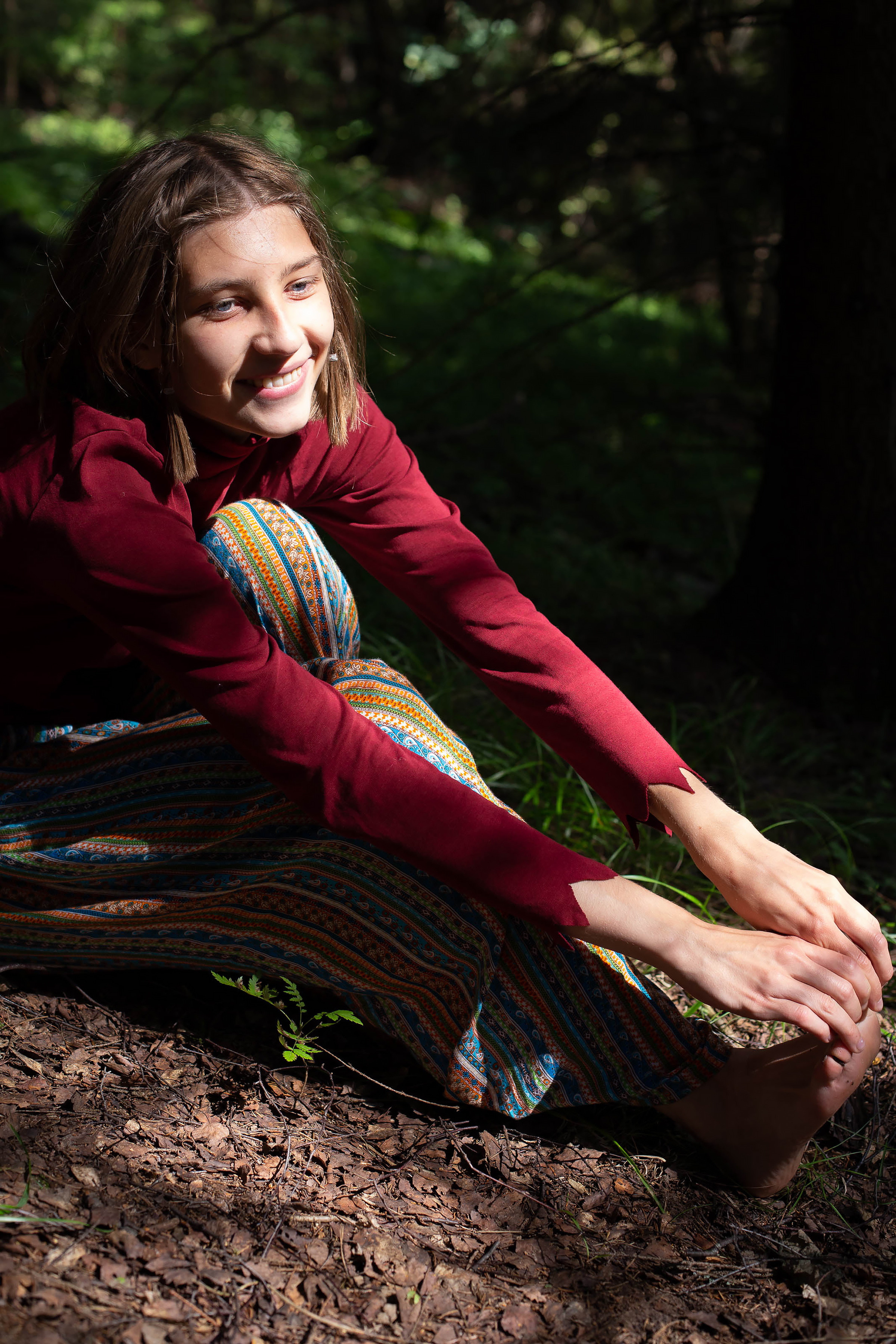 Любовь, лес. Семьи, портреты, школьные съемки. Фотограф Лагутина Елена. Москва