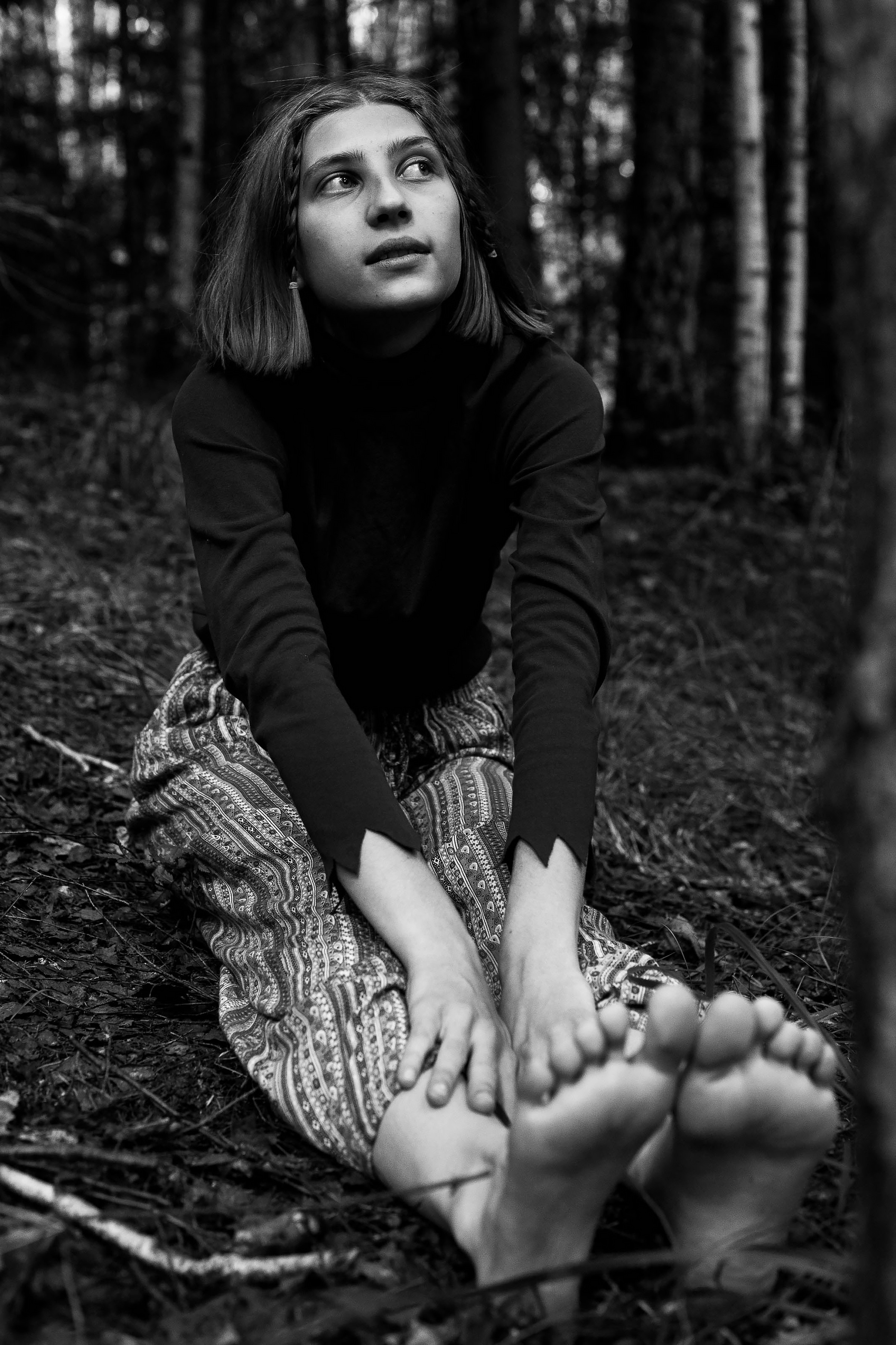 Любовь, лес. Семьи, портреты, школьные съемки. Фотограф Лагутина Елена. Москва