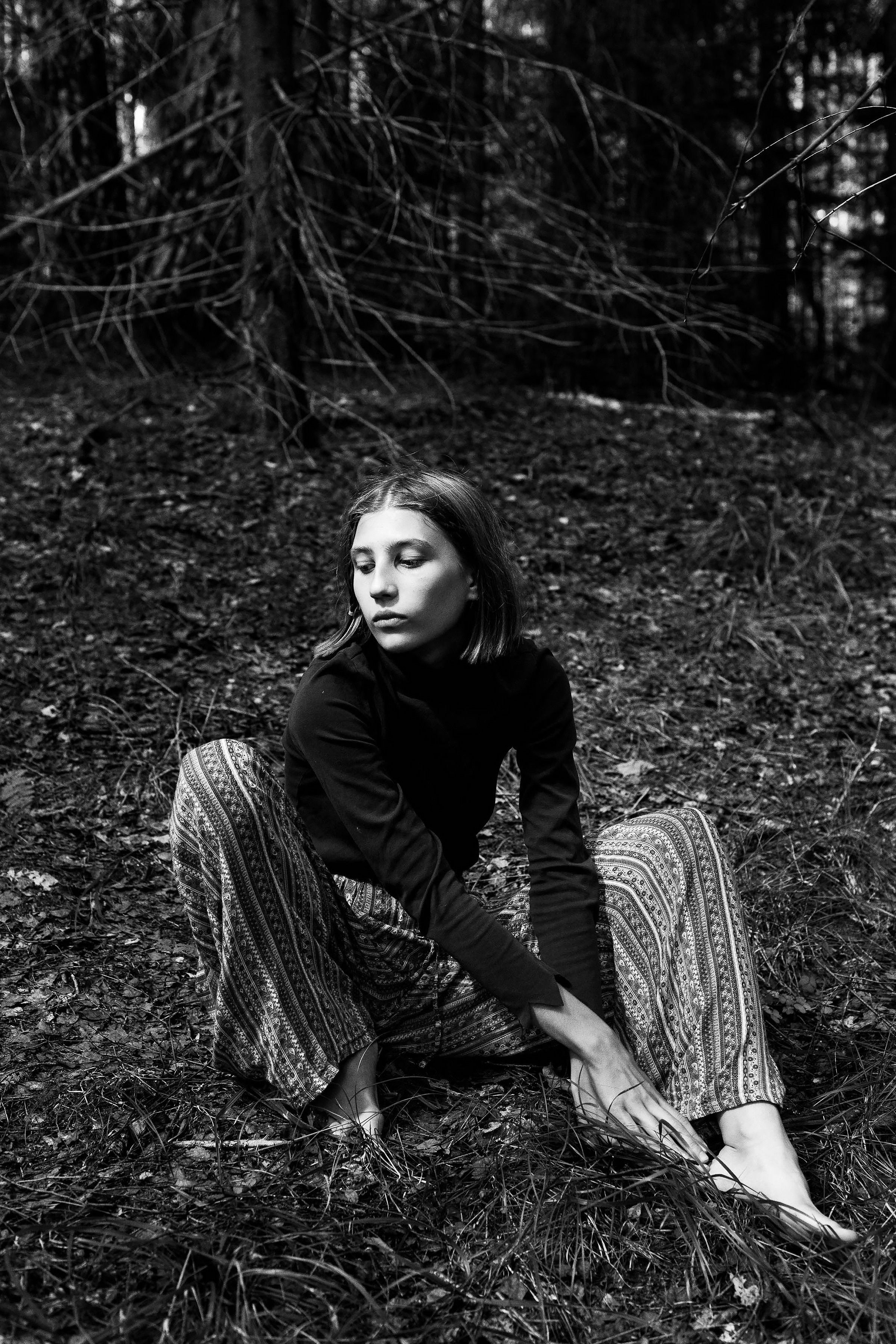 Любовь, лес. Семьи, портреты, школьные съемки. Фотограф Лагутина Елена. Москва