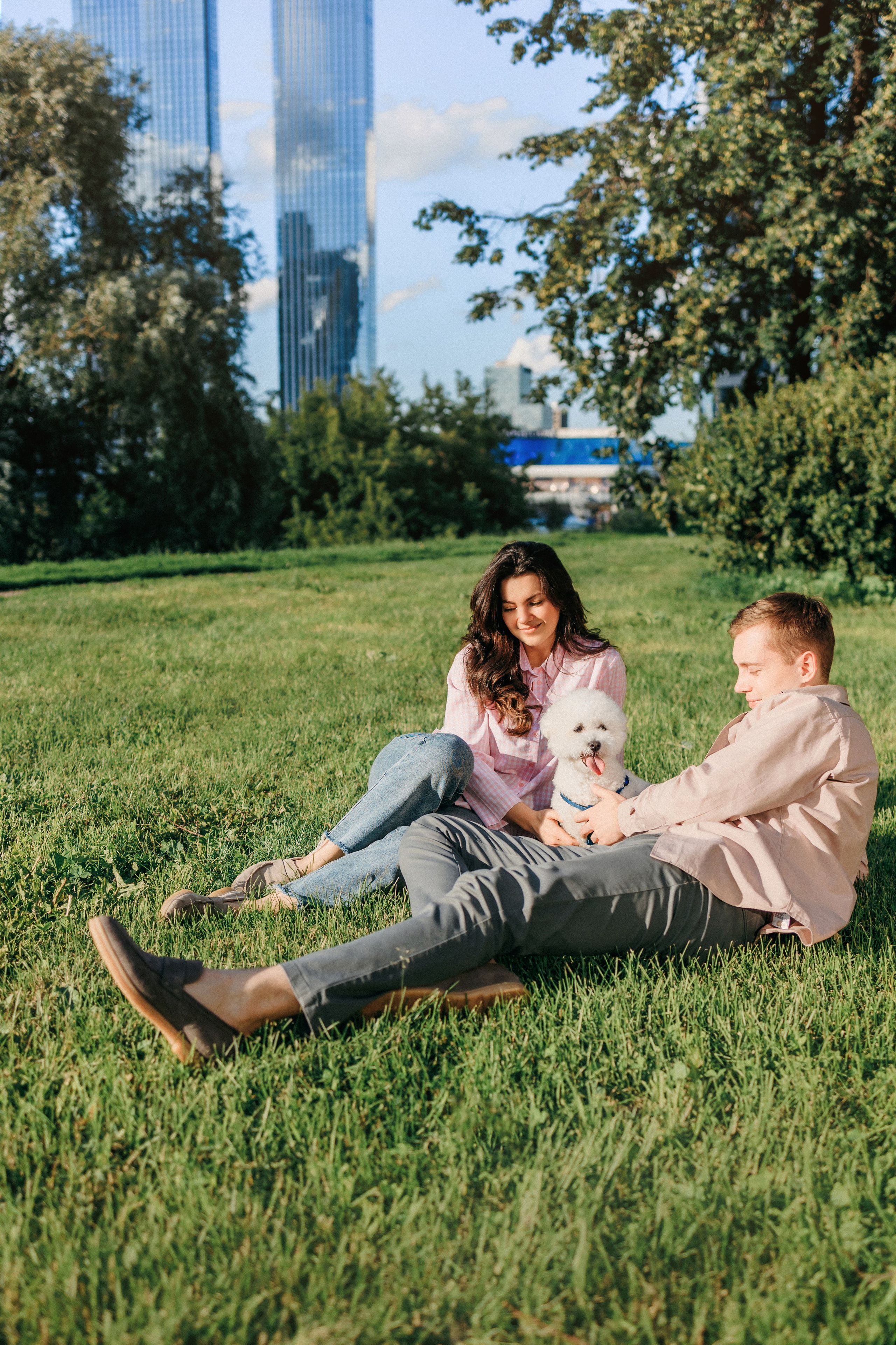 Марина, Данил и Бруно. Фотограф-анималист Елена Радченко, Москва