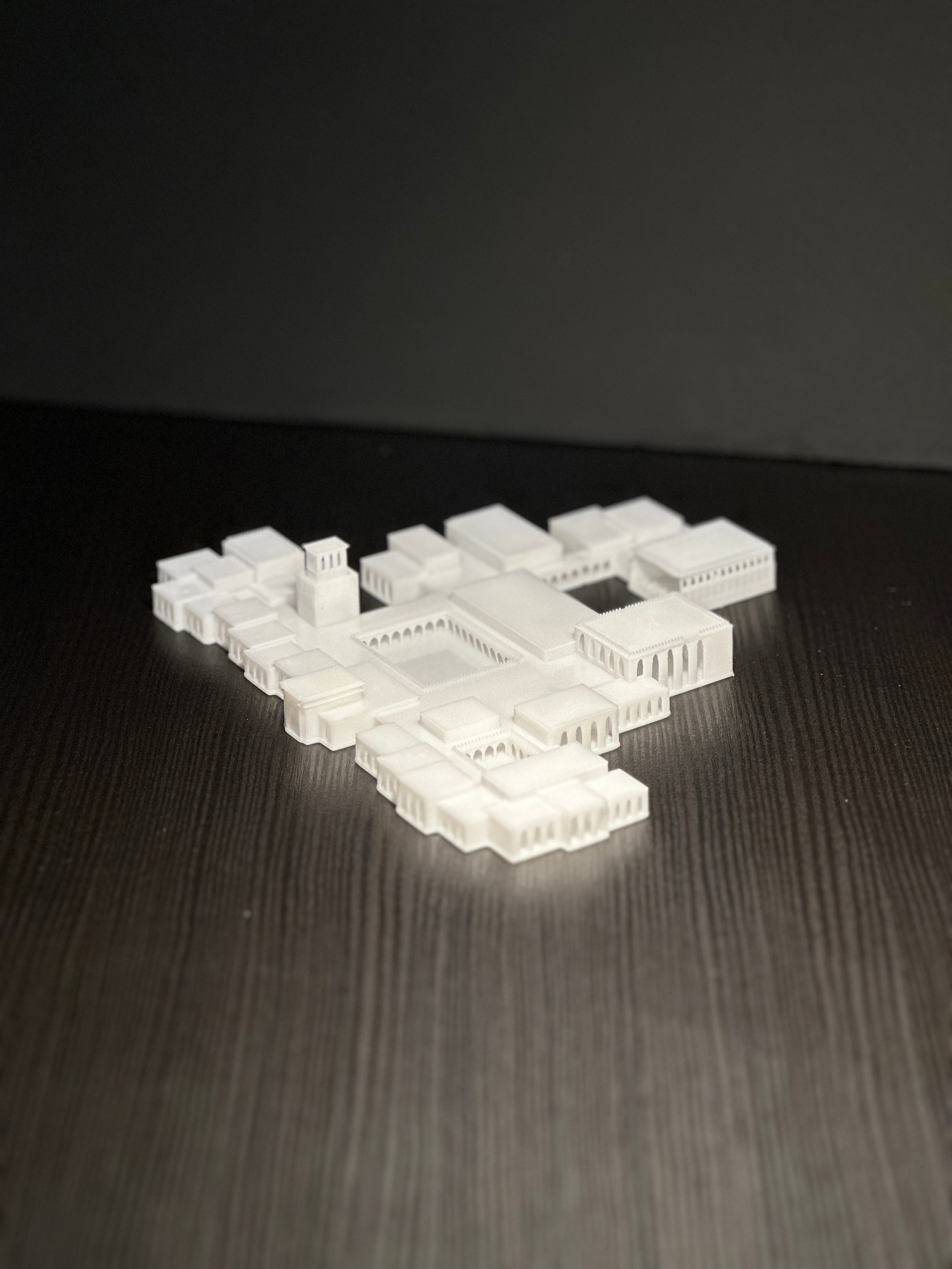 Курсовой макет проекта школы для Анны. 3D печать