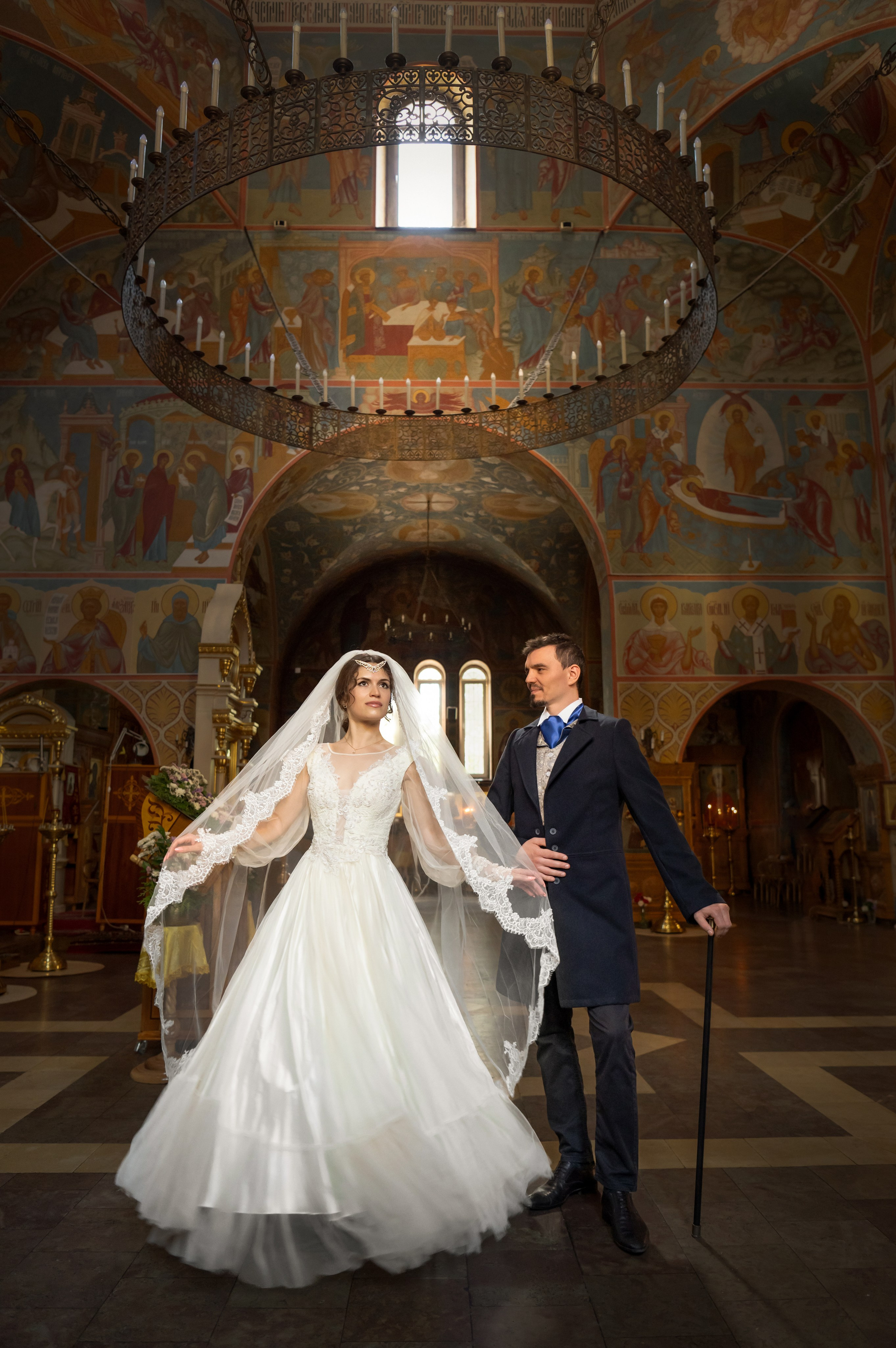 Таинство Венчания. Церковь Святых мучеников, бессребреников и чудотворцев Космы и Дамиана в г. Жуковский. Детский и семейный фотограф г. Москва Оксана Катаджи