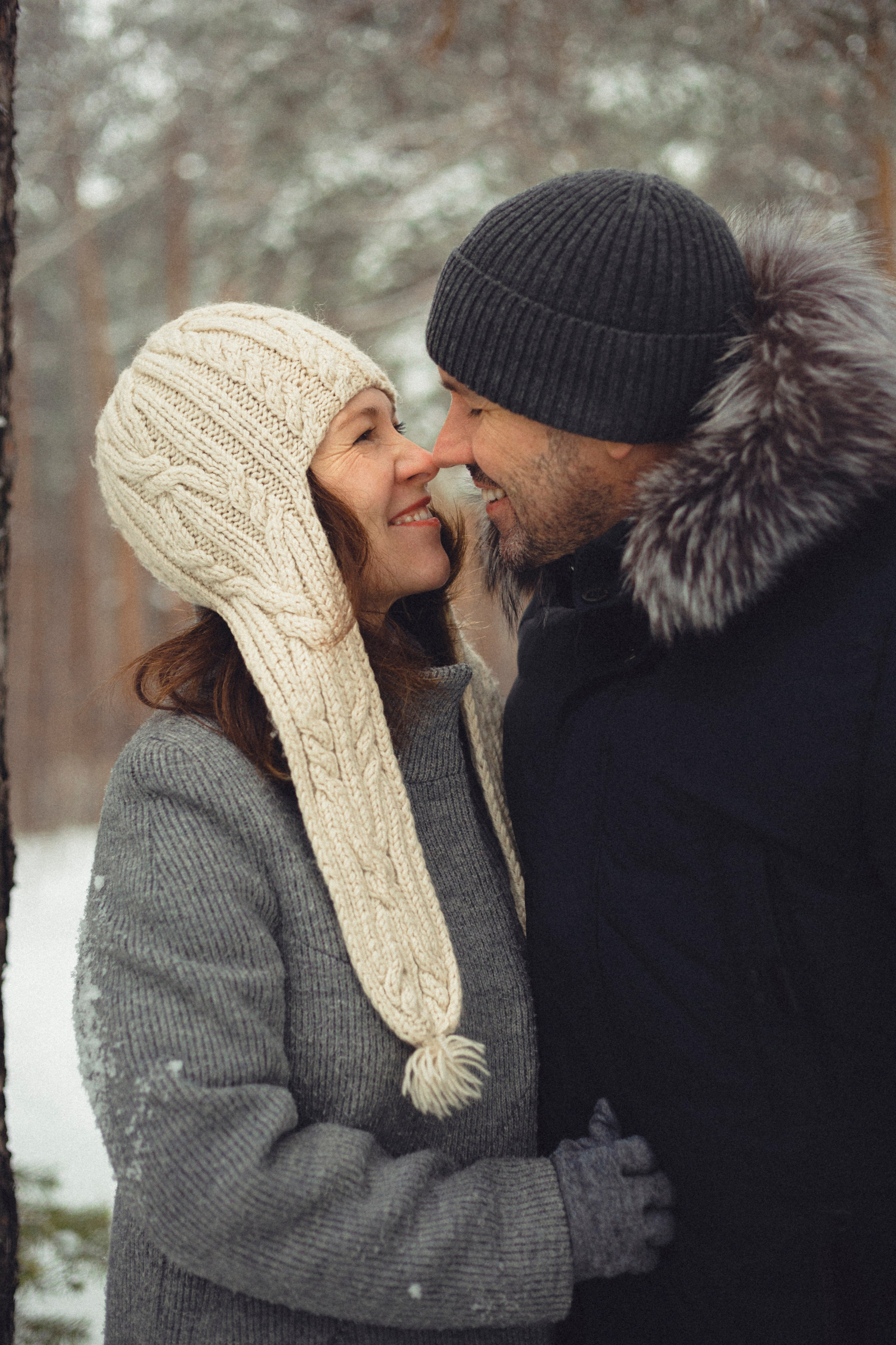 Семейная фотосессия в зимнем лесу. Марина Рерих — портретный фотограф в Екатеринбурге