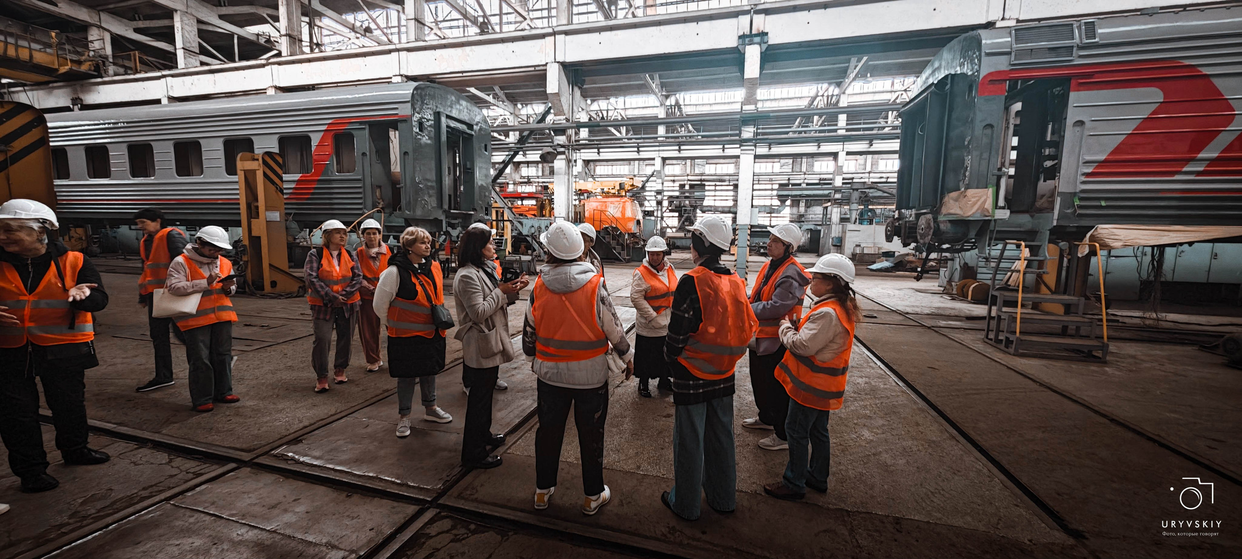 Красноярский электровагоноремонтный завод. Игорь Урывский. Фотограф Красноярск