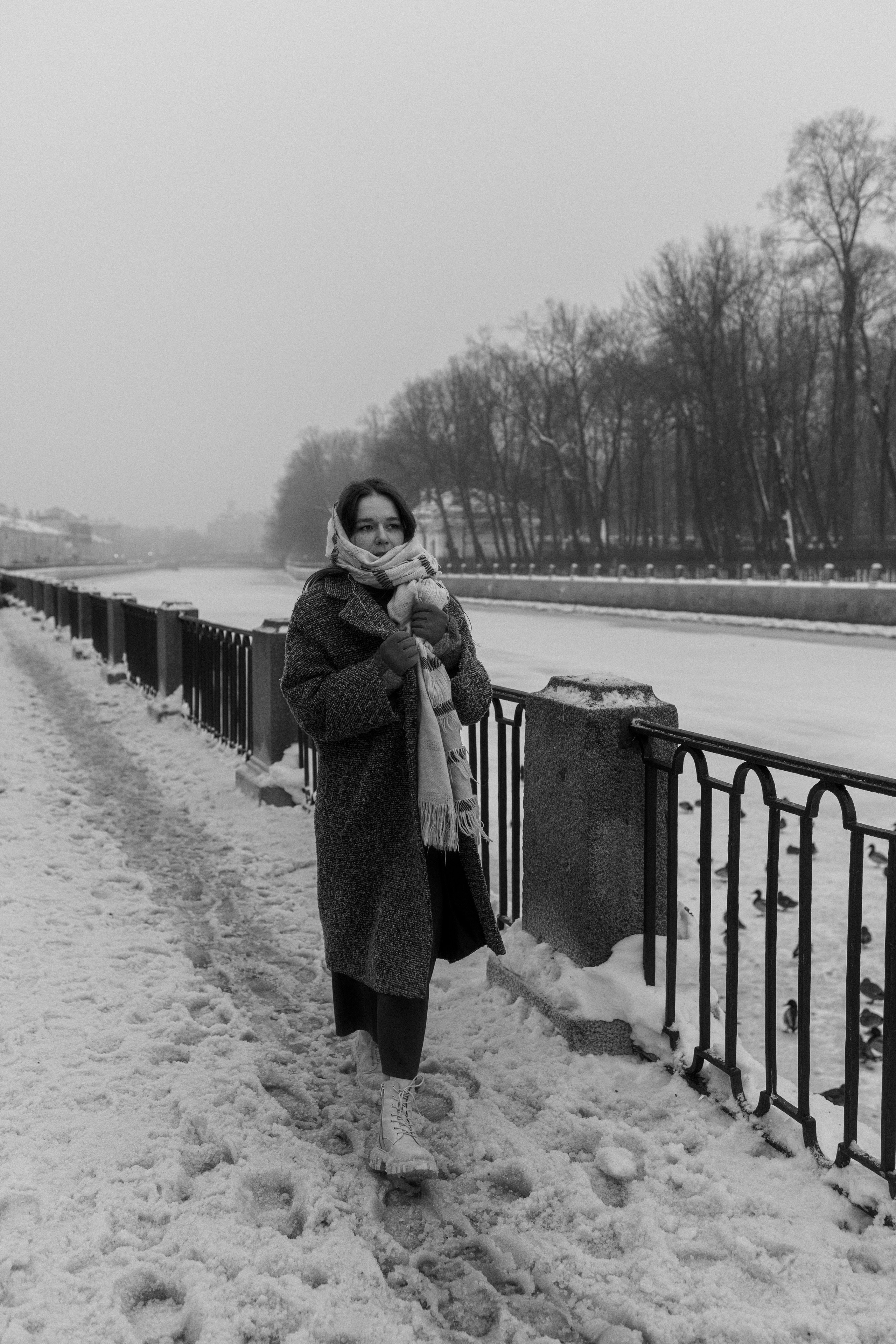 В объятьях снега и Невы. Семейный фотограф в Санкт-Петербурге Лена Соколова