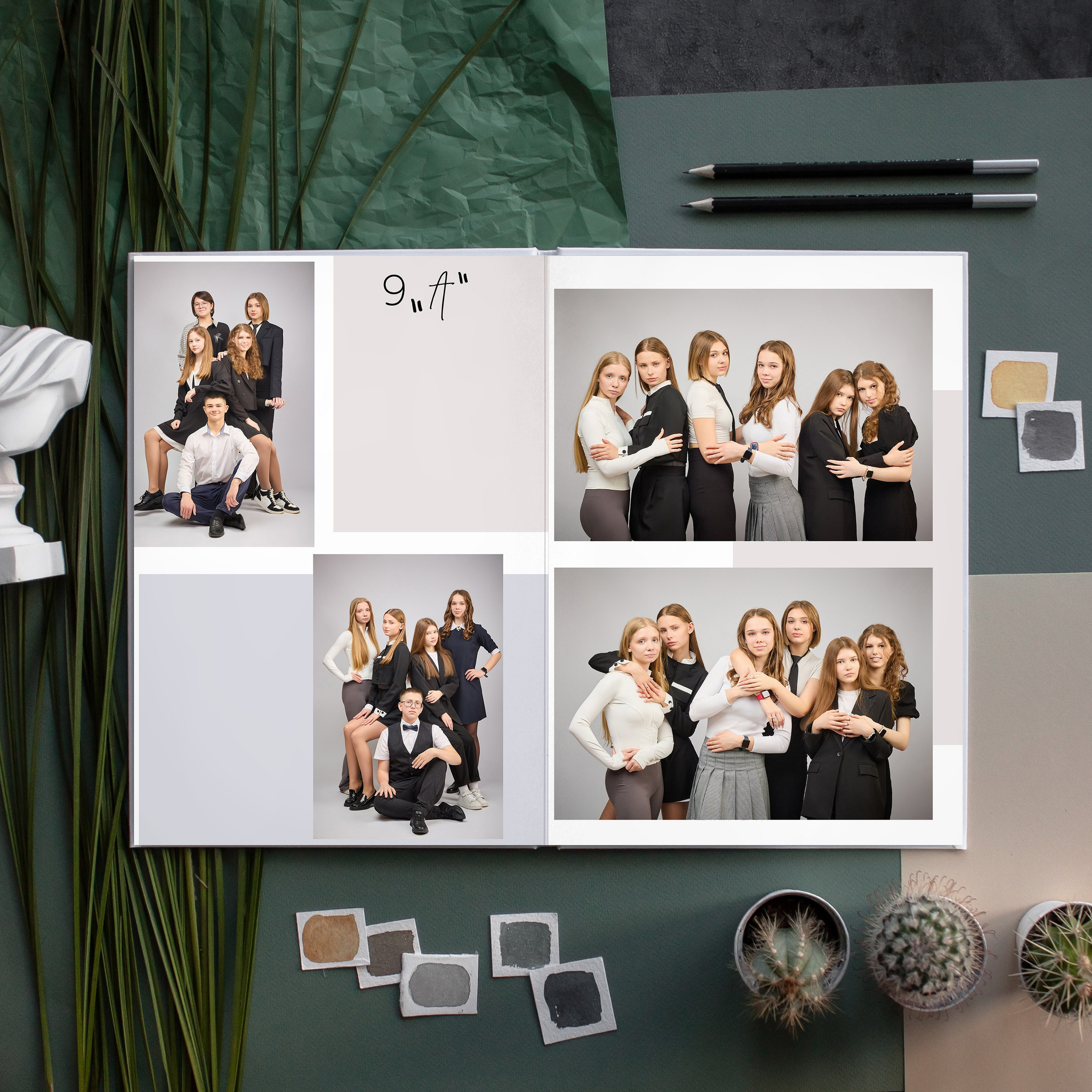 Индивидуальный школьный фотоальбом Балаково. Школьный фотограф, выпускные альбомы