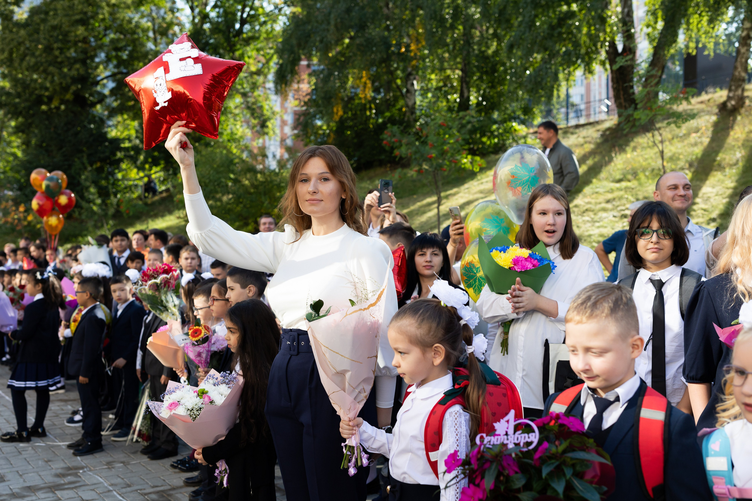 Линейка 1 сентября. Профессиональный Фотограф в Москве Андрей Славнов