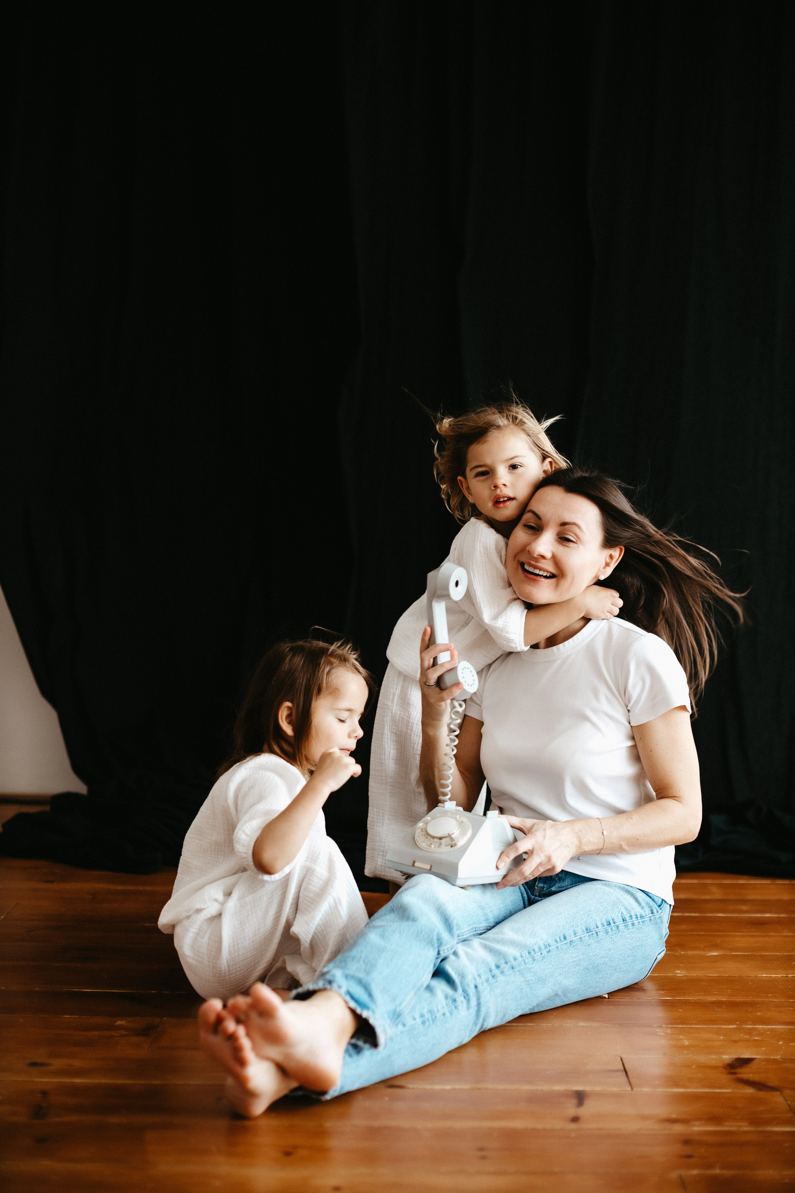 Мама и девочки. Евгения Пелипас