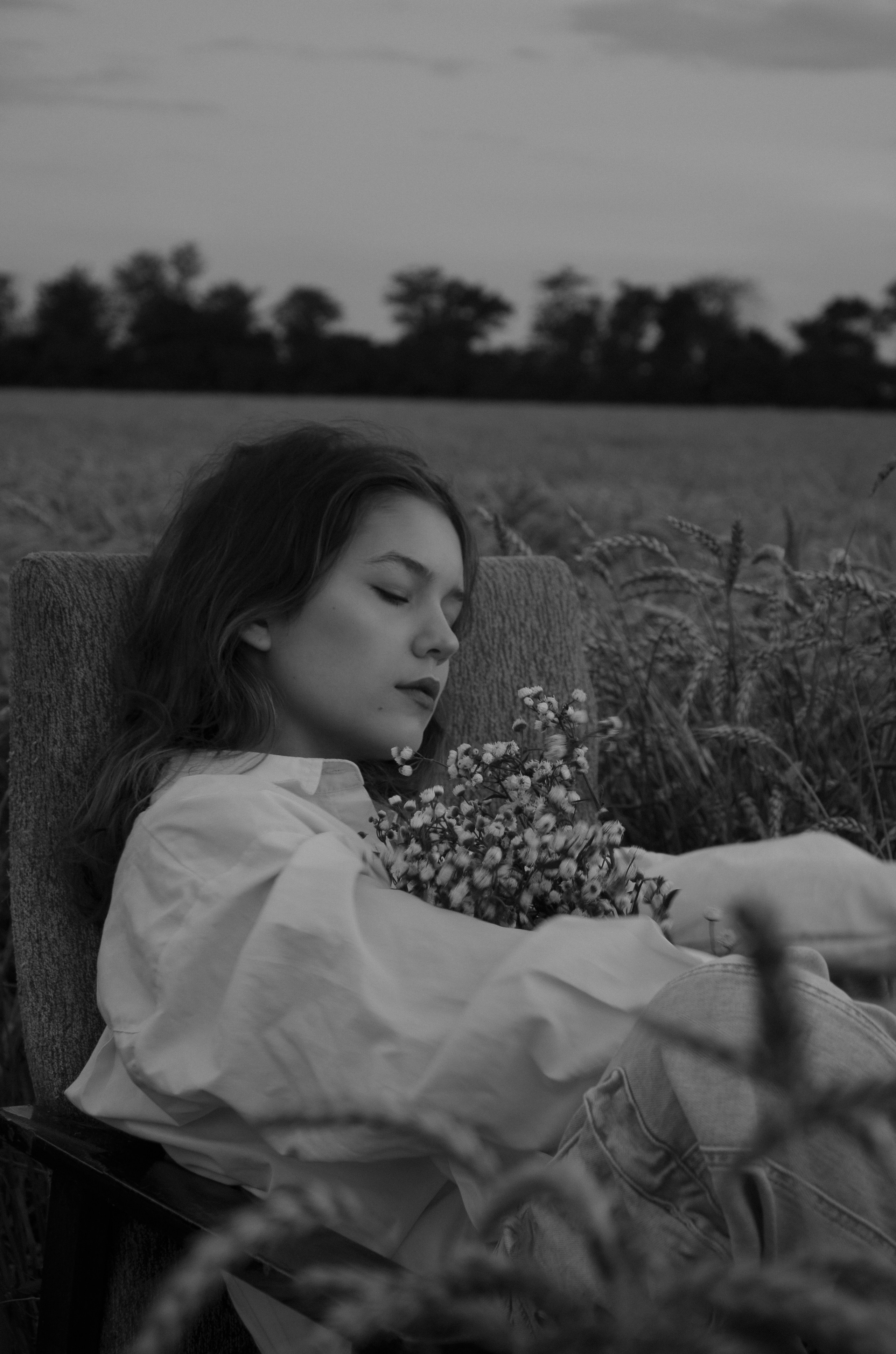 Ксения в поле